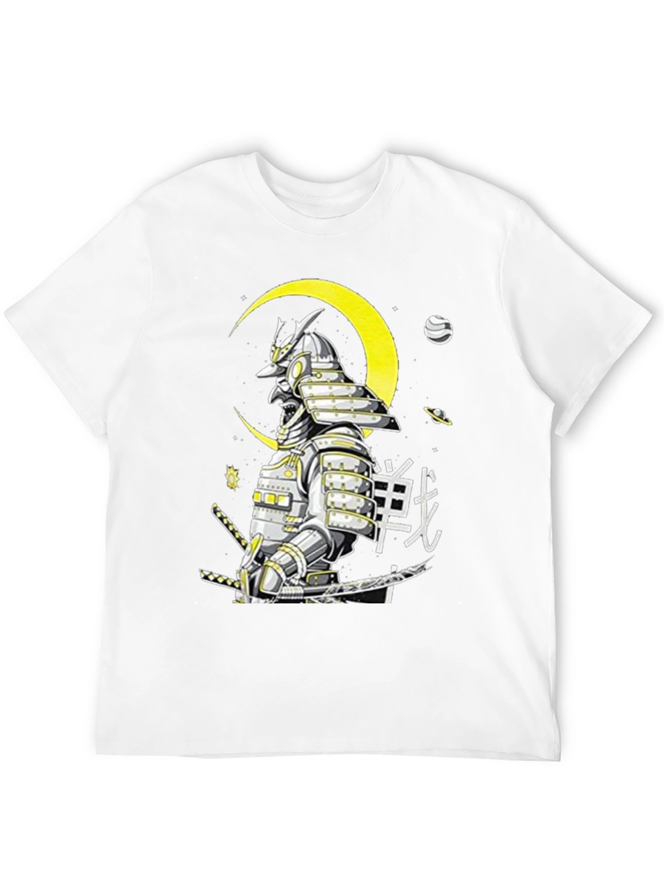 Samurai Warrior Graphic T-Shirt - Black