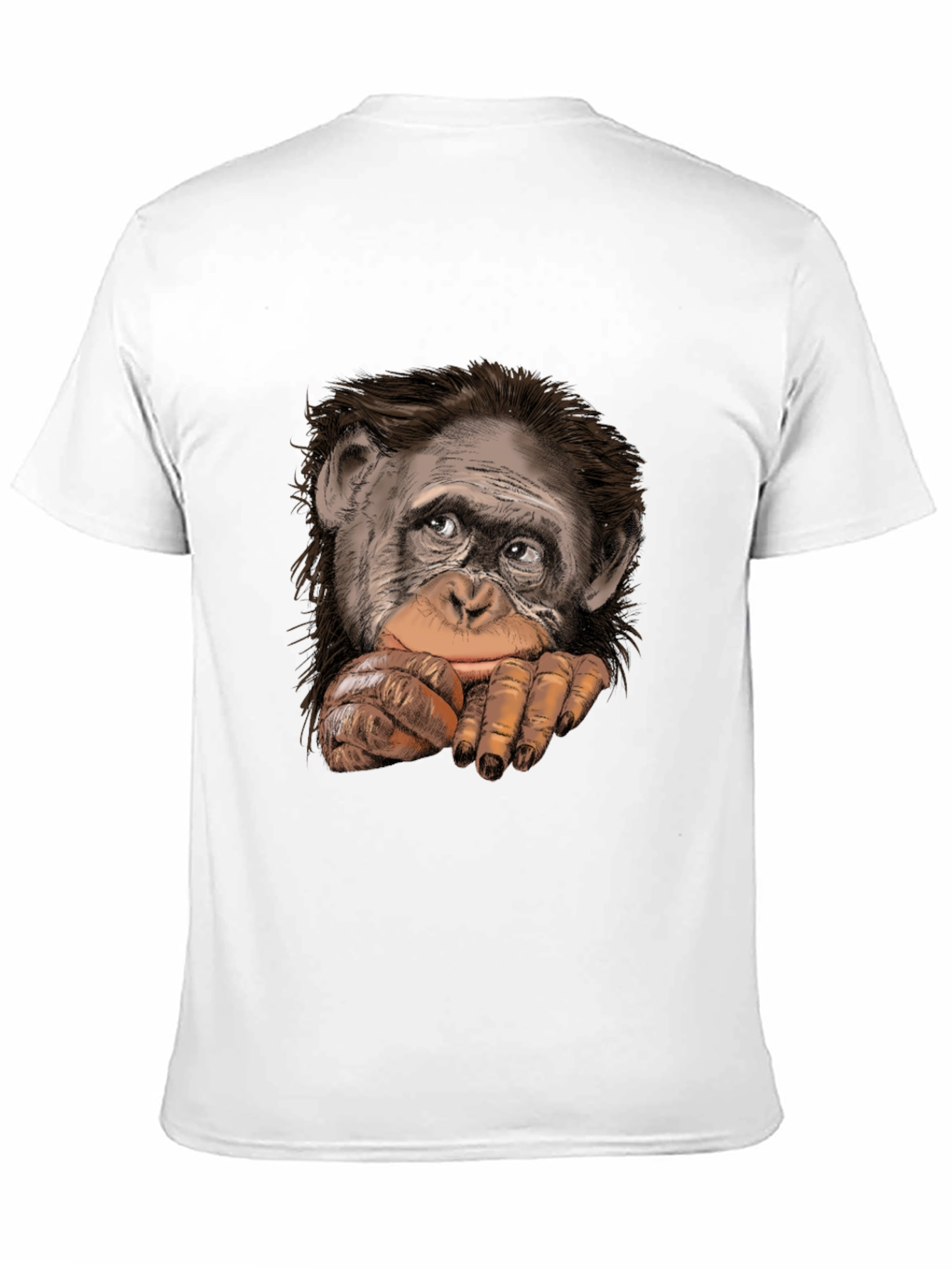 Chimpanzee Graphic Black T-Shirt - Casual Style