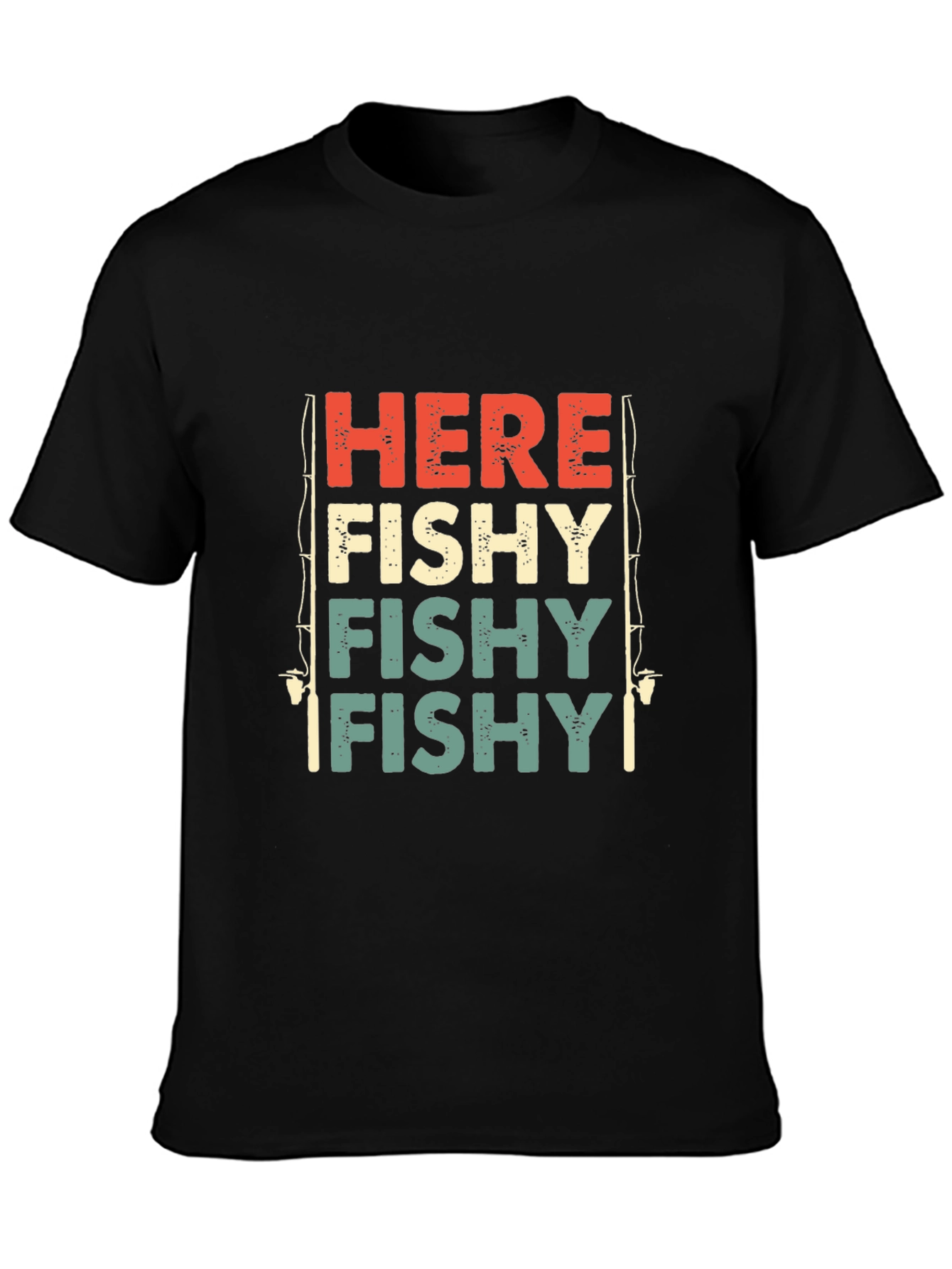 Here Fishy Fishy Graphic T-Shirt