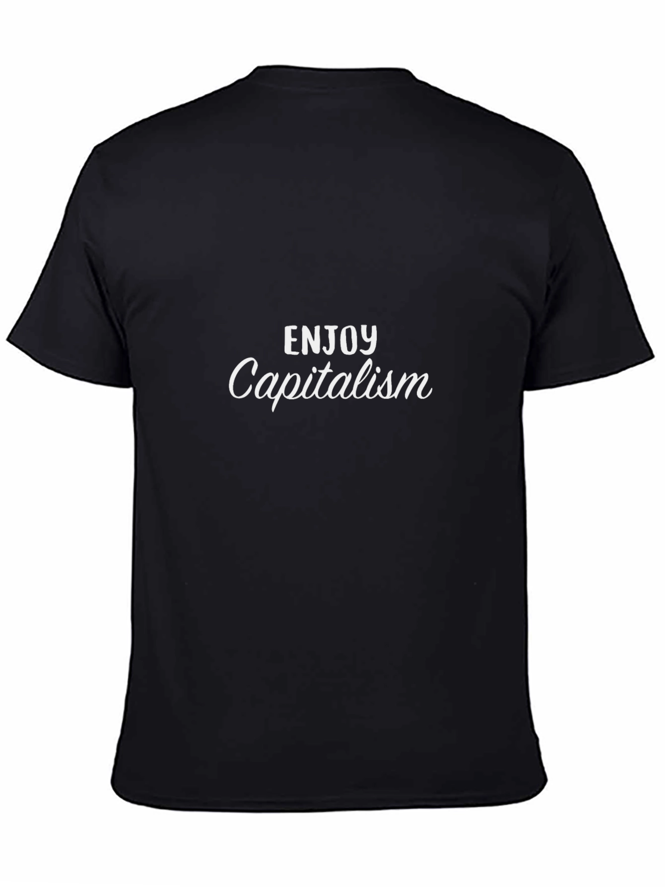 Enjoy Capitalism Black Graphic Tee