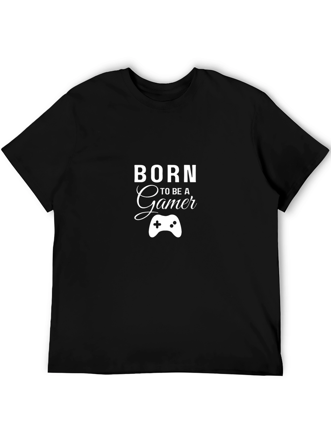 Born to Be a Gamer Black T-Shirt