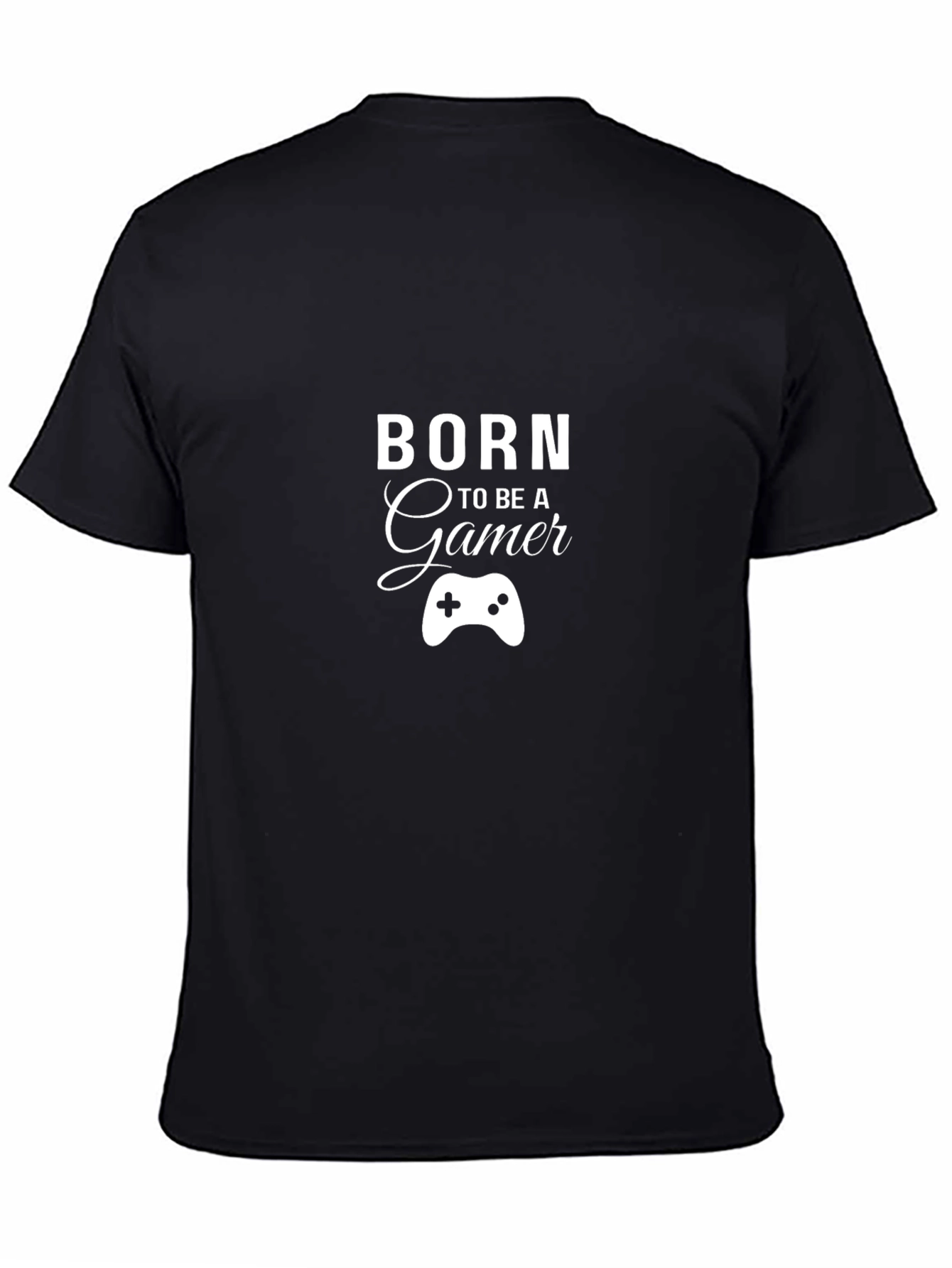 Born to Be a Gamer Black T-Shirt