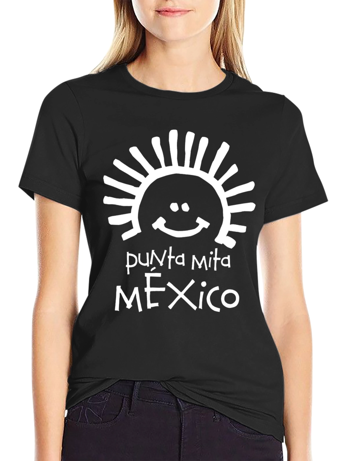 Punta Mita Mexico Black T-Shirt