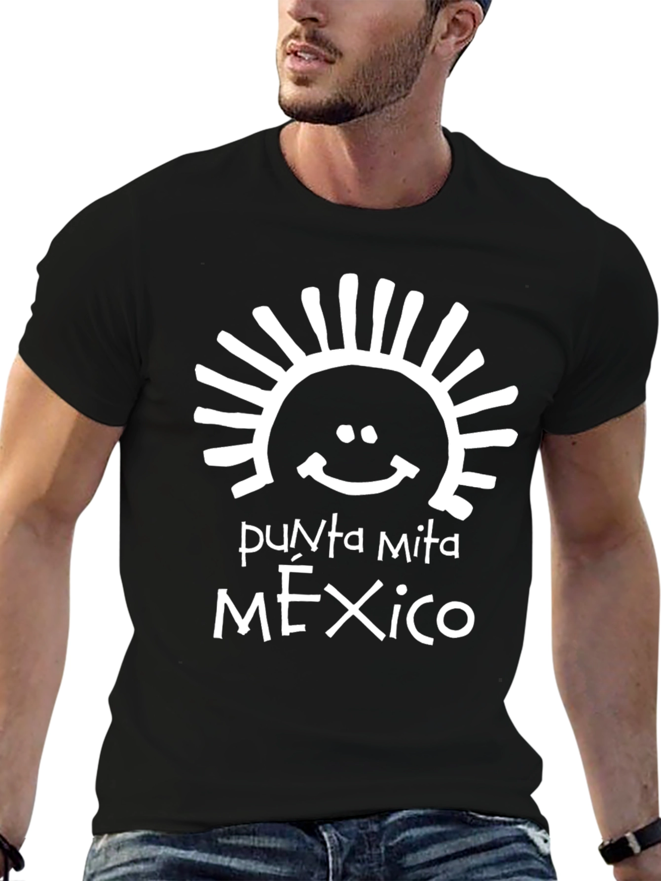 Punta Mita Mexico Black T-Shirt