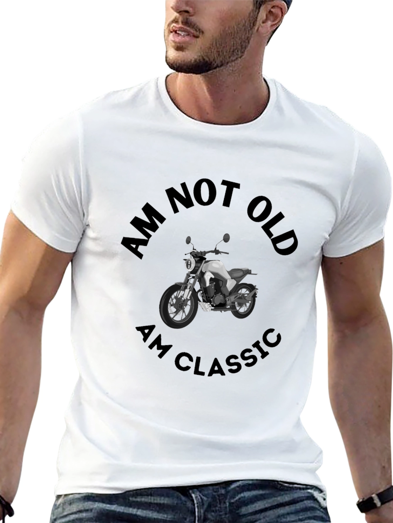 Am Not Old Am Classic Motorcycle T-Shirt