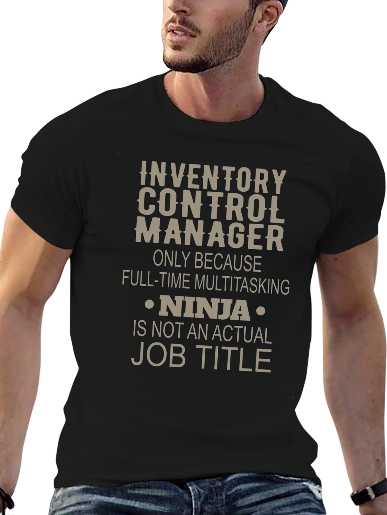 Inventory Control Manager Ninja Graphic T-Shirt