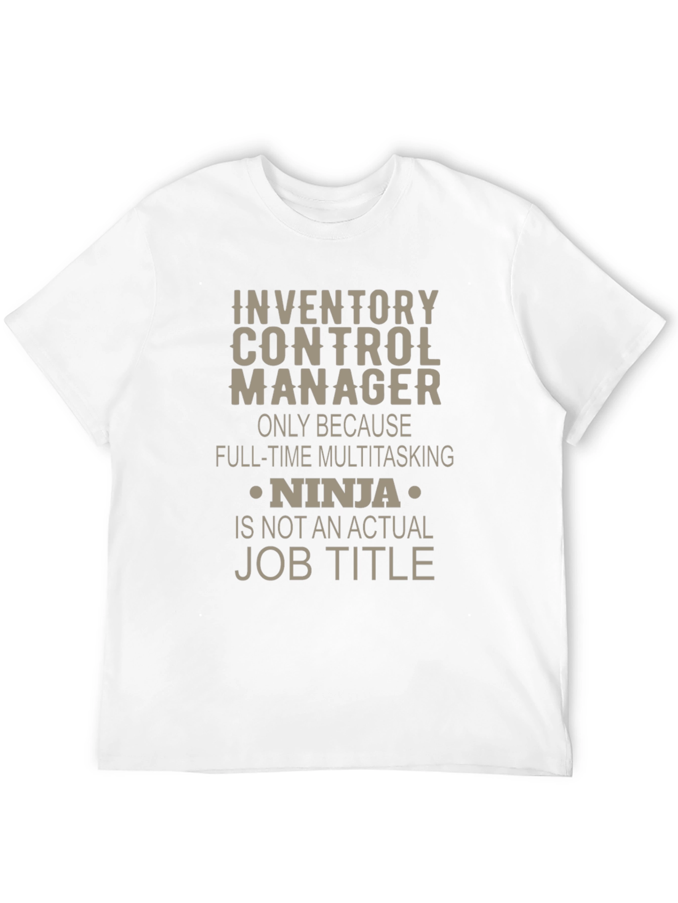 Inventory Control Manager Ninja Graphic T-Shirt