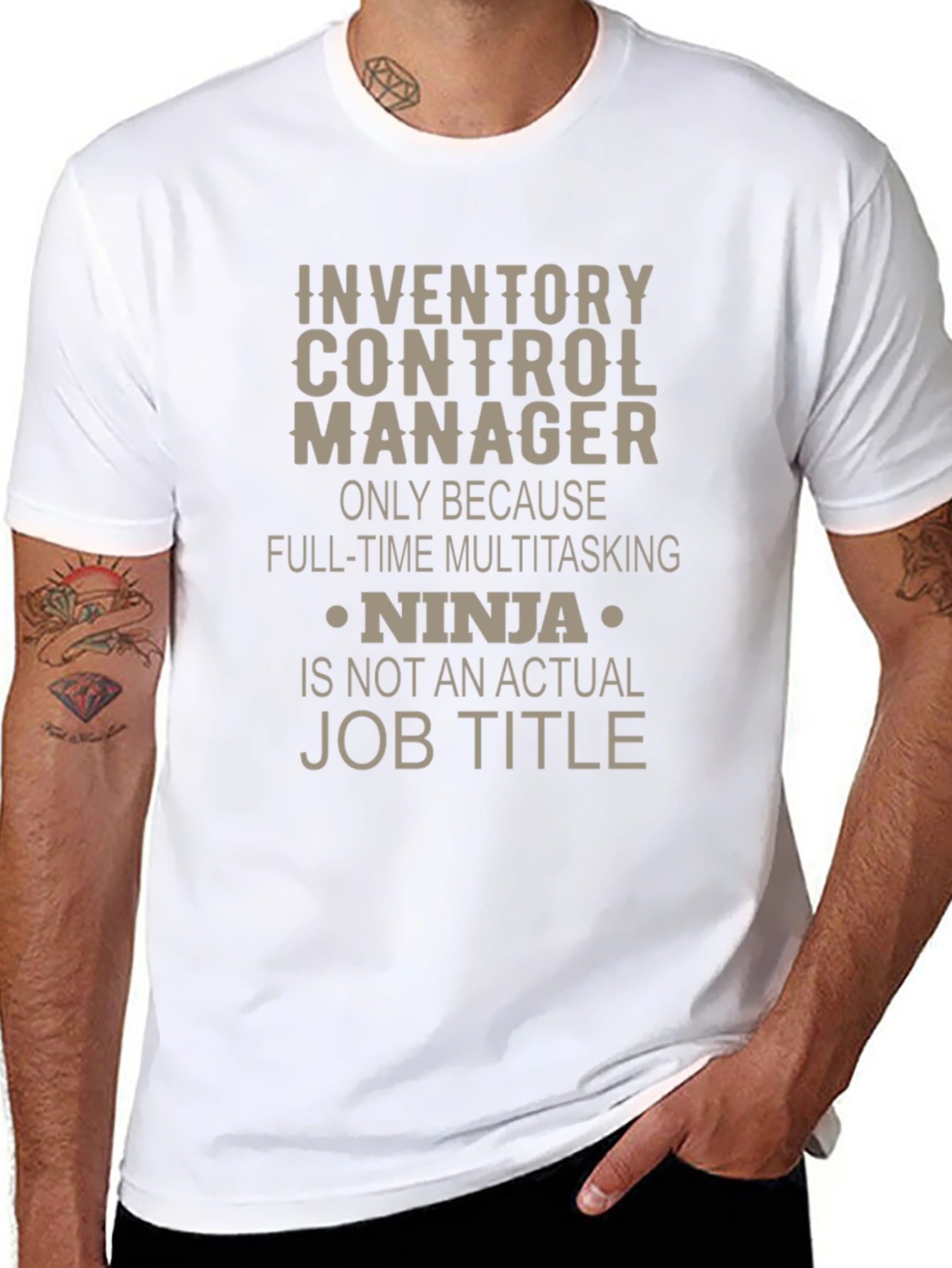 Inventory Control Manager Ninja Graphic T-Shirt