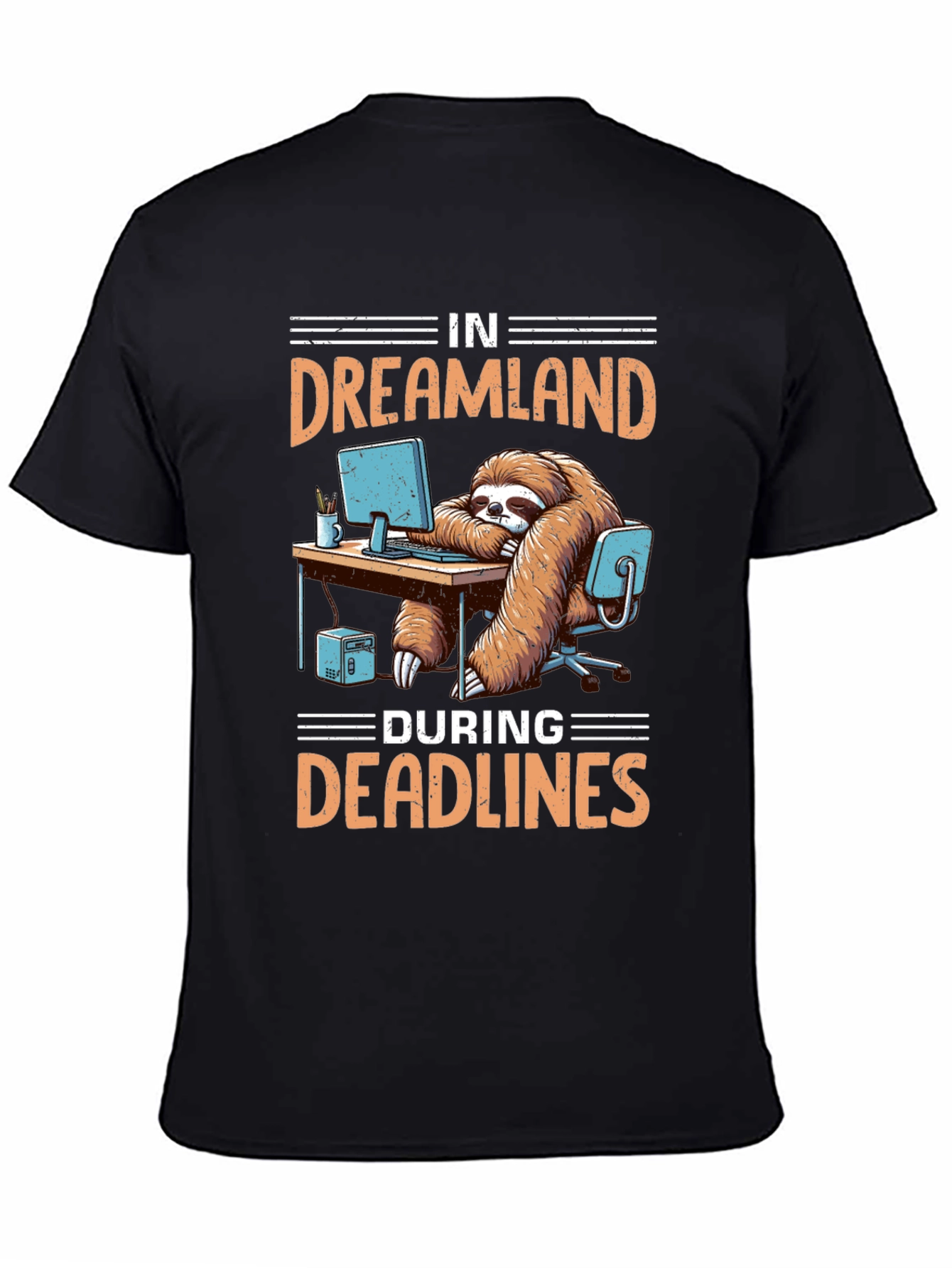 Dreamland Sloth T-Shirt: Deadline Mode