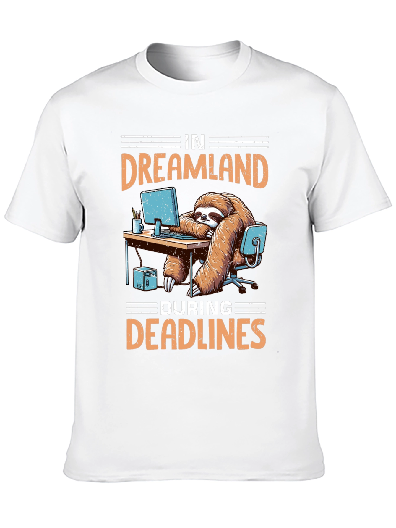 Dreamland Sloth T-Shirt: Deadline Mode