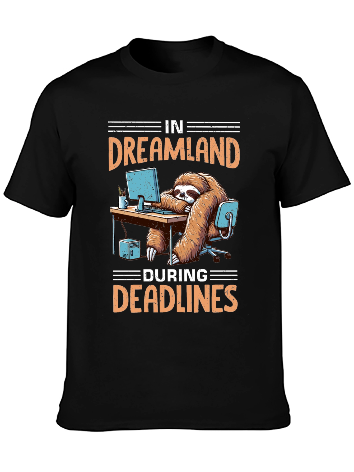 Dreamland Sloth T-Shirt: Deadline Mode