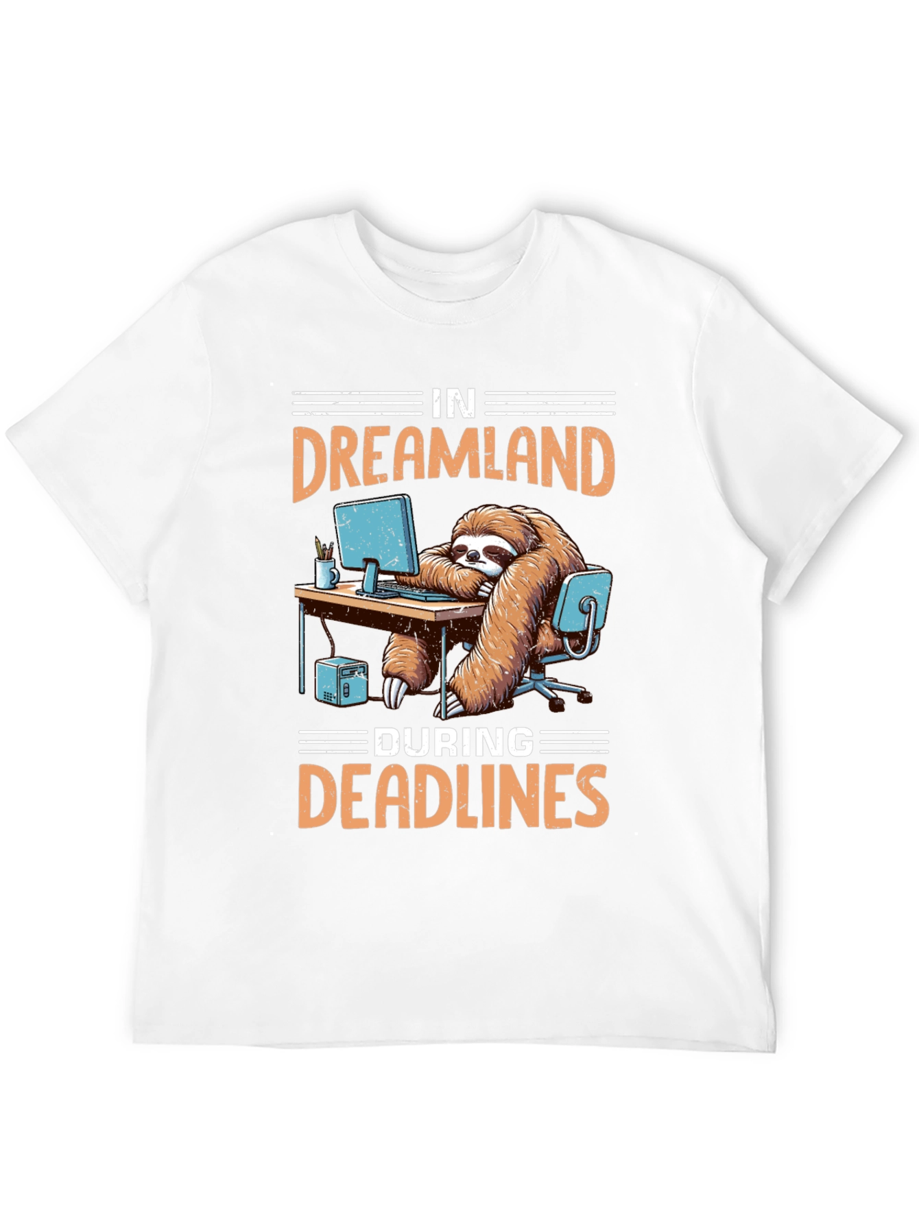 Dreamland Sloth T-Shirt: Deadline Mode
