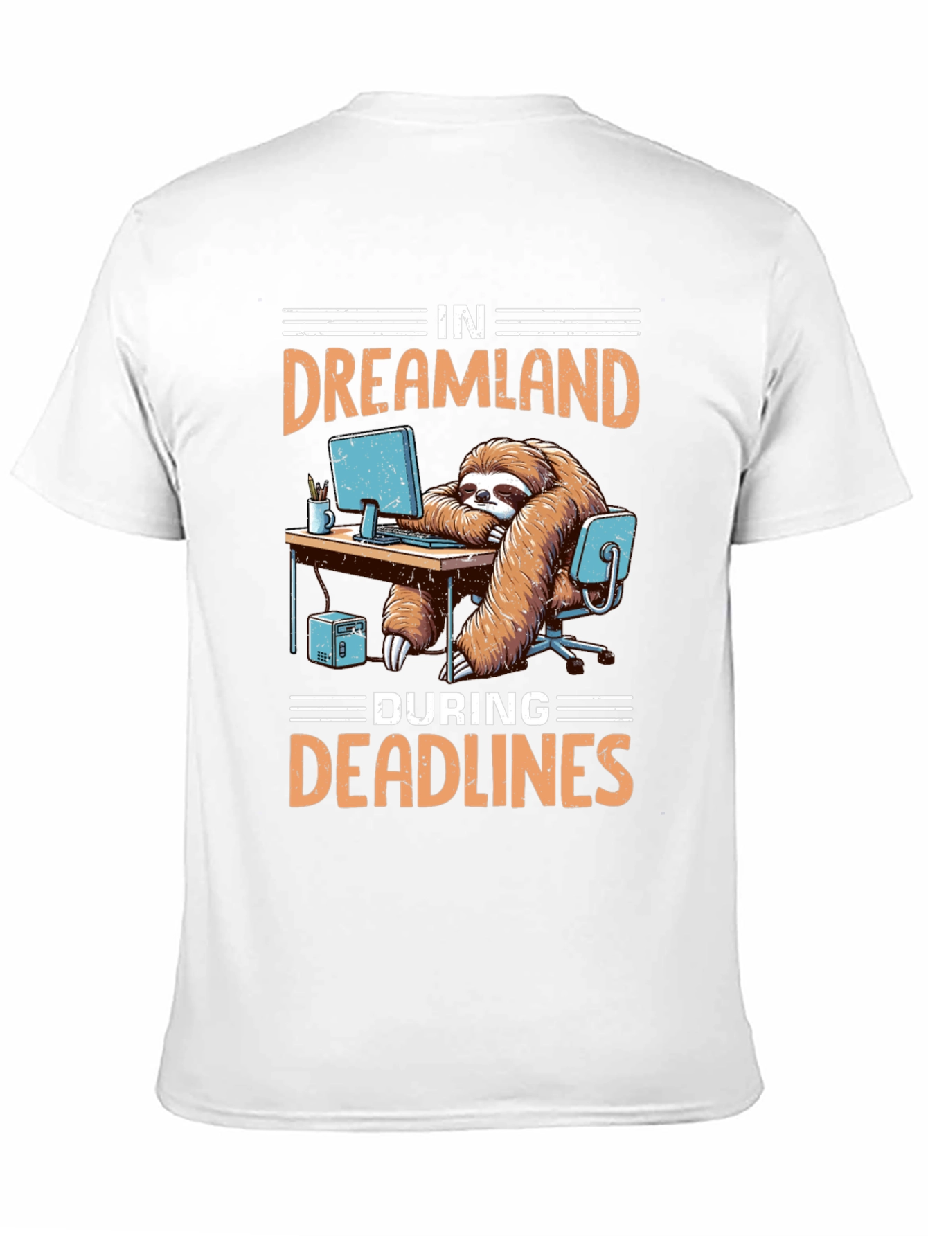 Dreamland Sloth T-Shirt: Deadline Mode