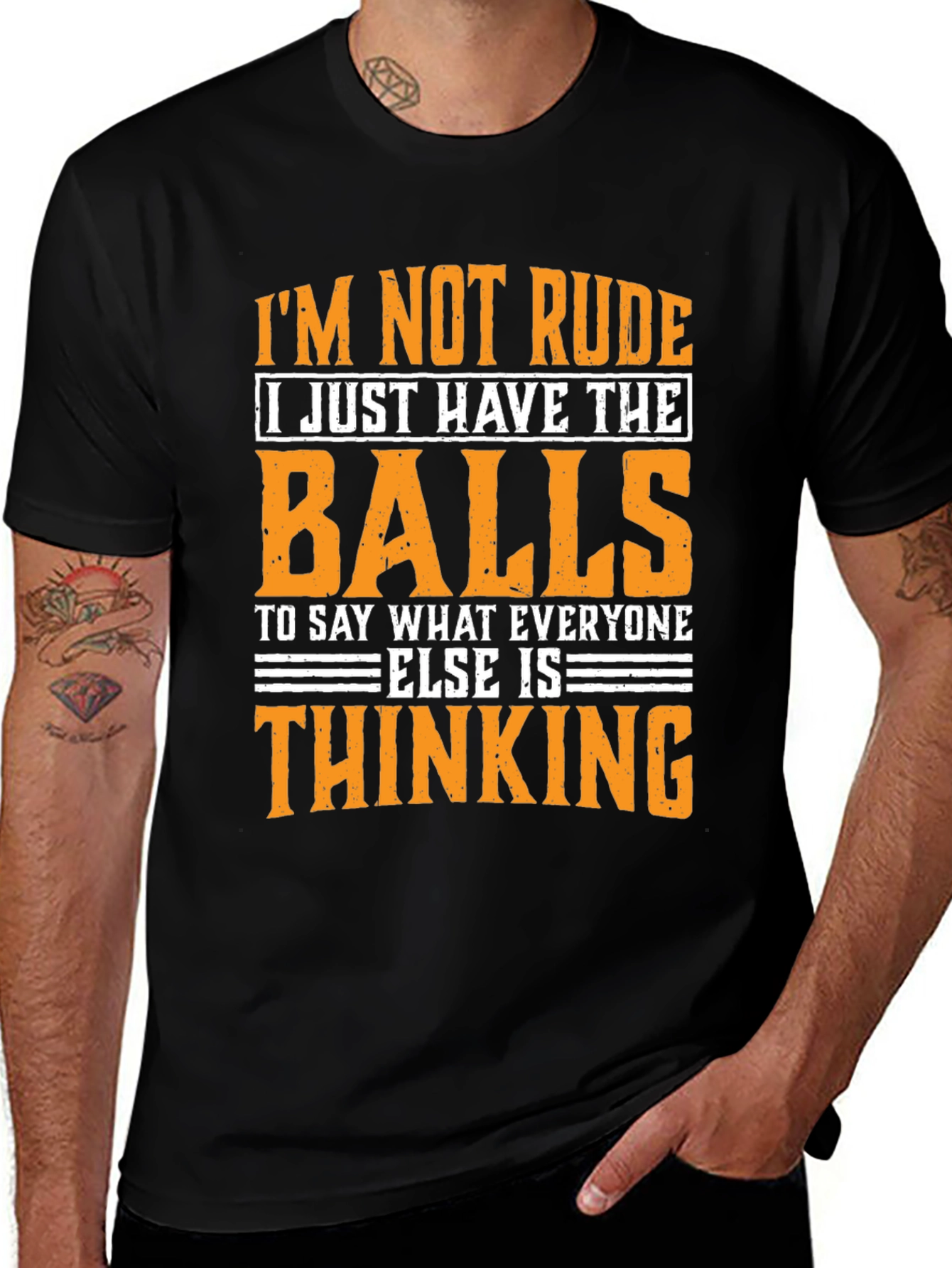 Im Not Rude Graphic Tee