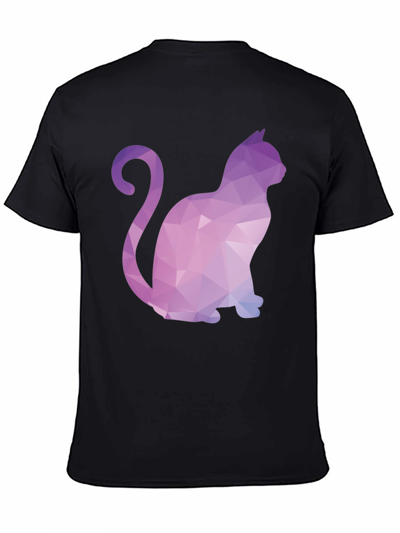 Geometric Cat T-Shirt - Stylish & Unique Design