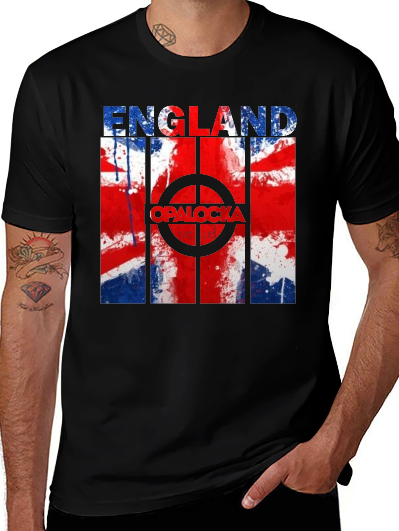 England Opalocka Flag Graphic T-Shirt