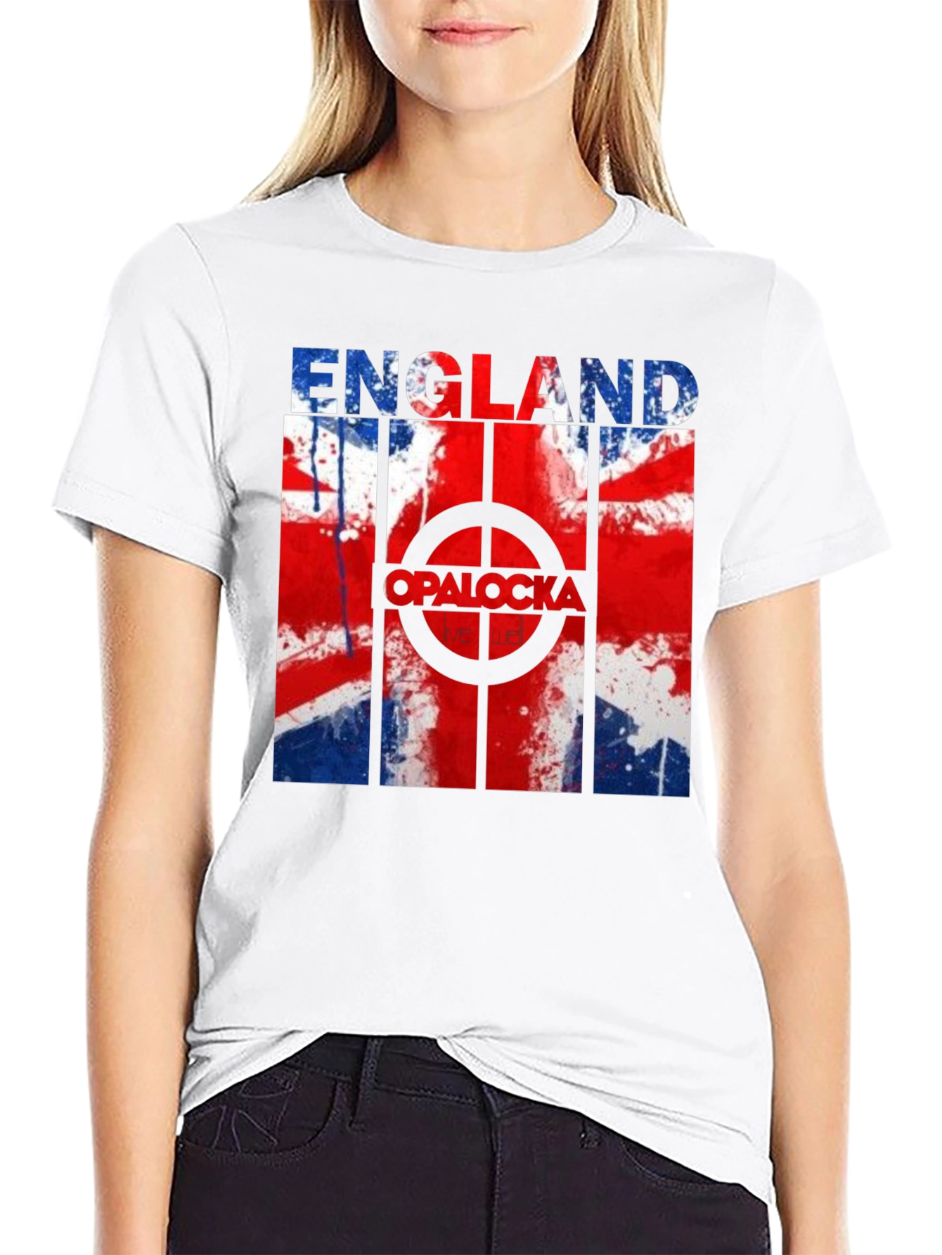 England Opalocka Flag Graphic T-Shirt