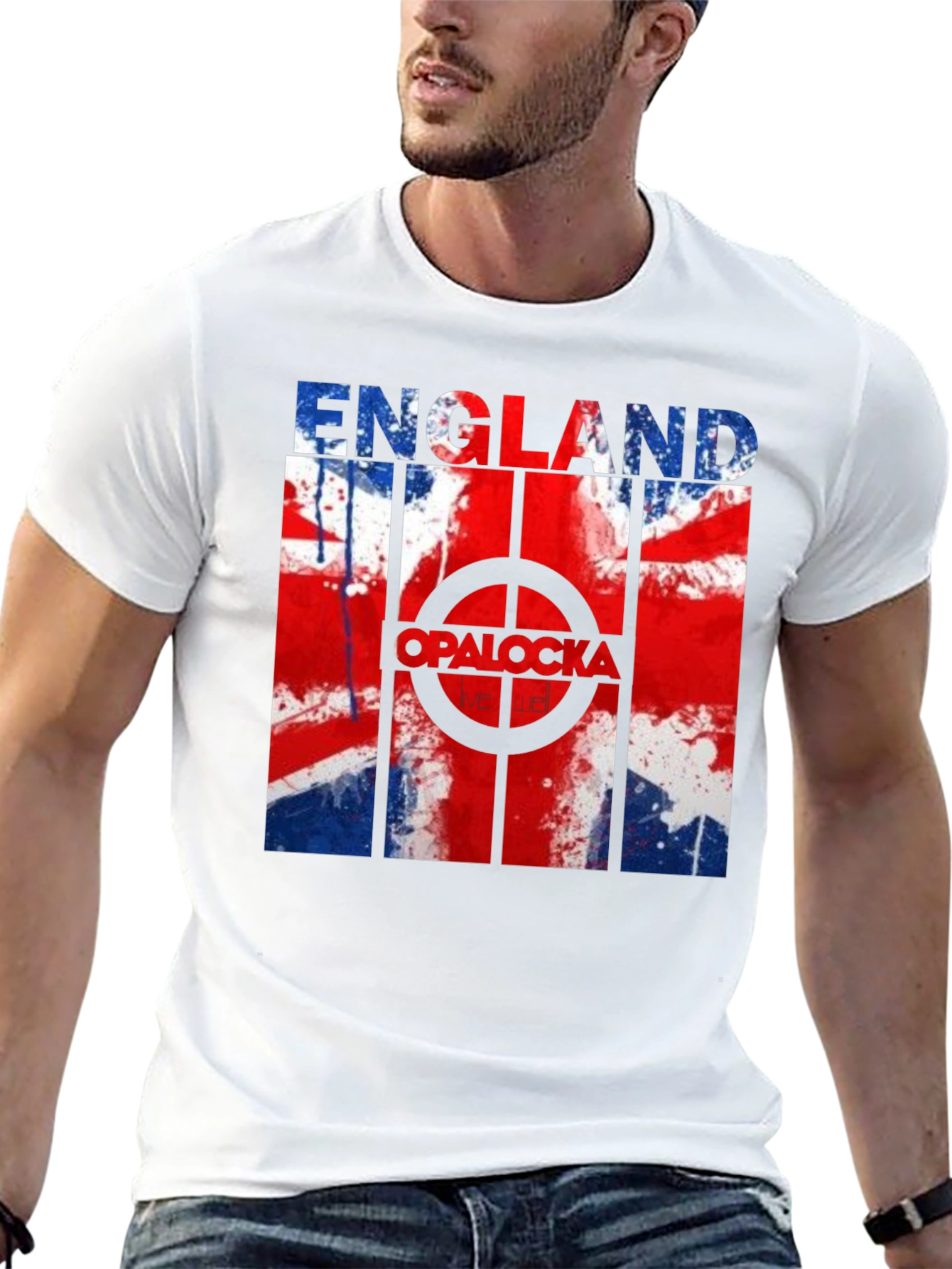 England Opalocka Flag Graphic T-Shirt