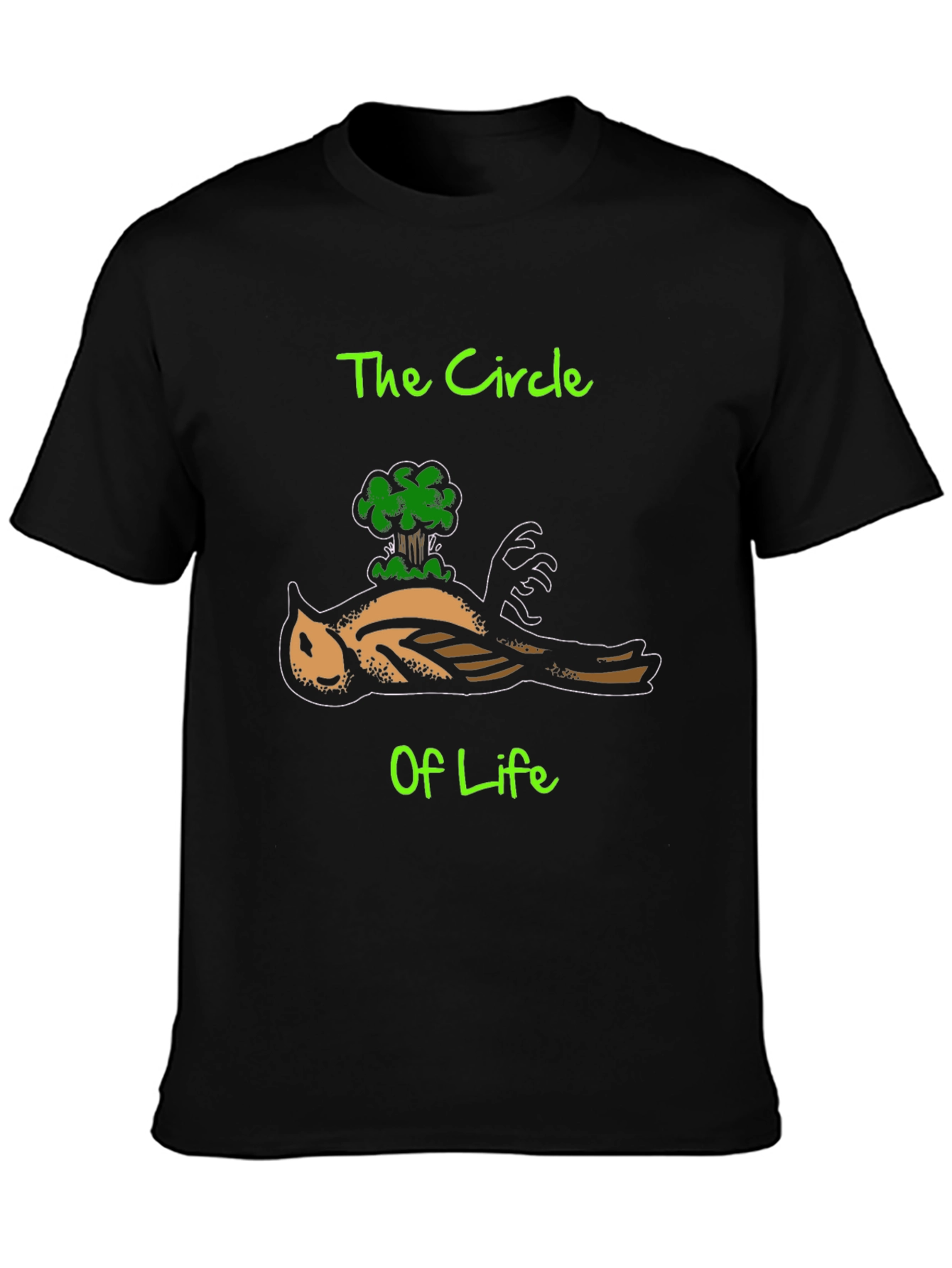 Circle of Life Graphic Tee - Black T-Shirt
