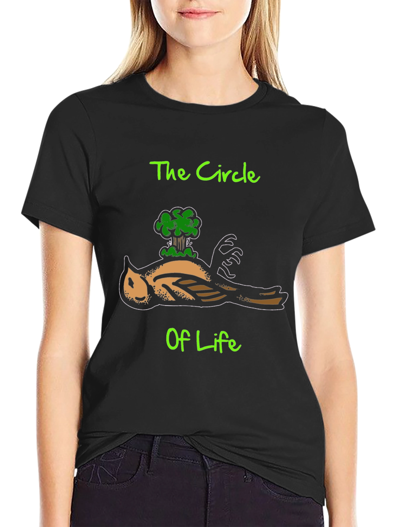 Circle of Life Graphic Tee - Black T-Shirt