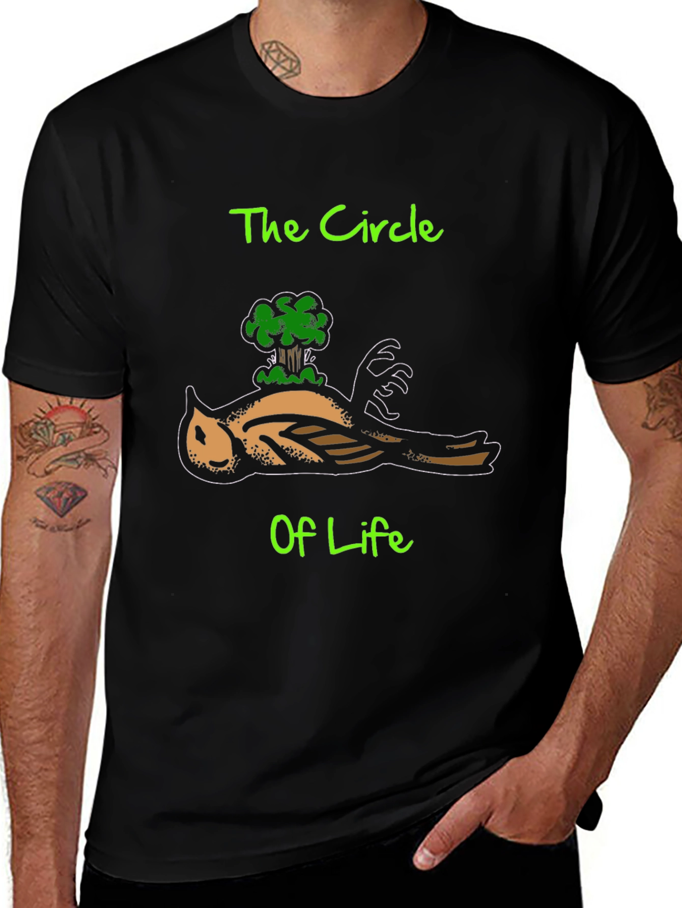 Circle of Life Graphic Tee - Black T-Shirt