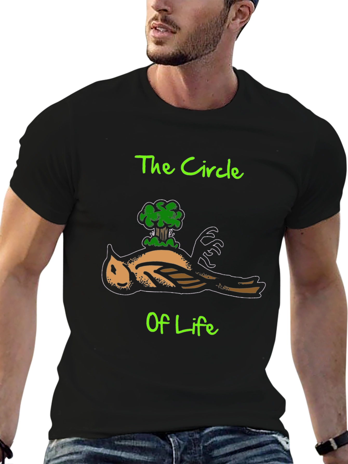 Circle of Life Graphic Tee - Black T-Shirt