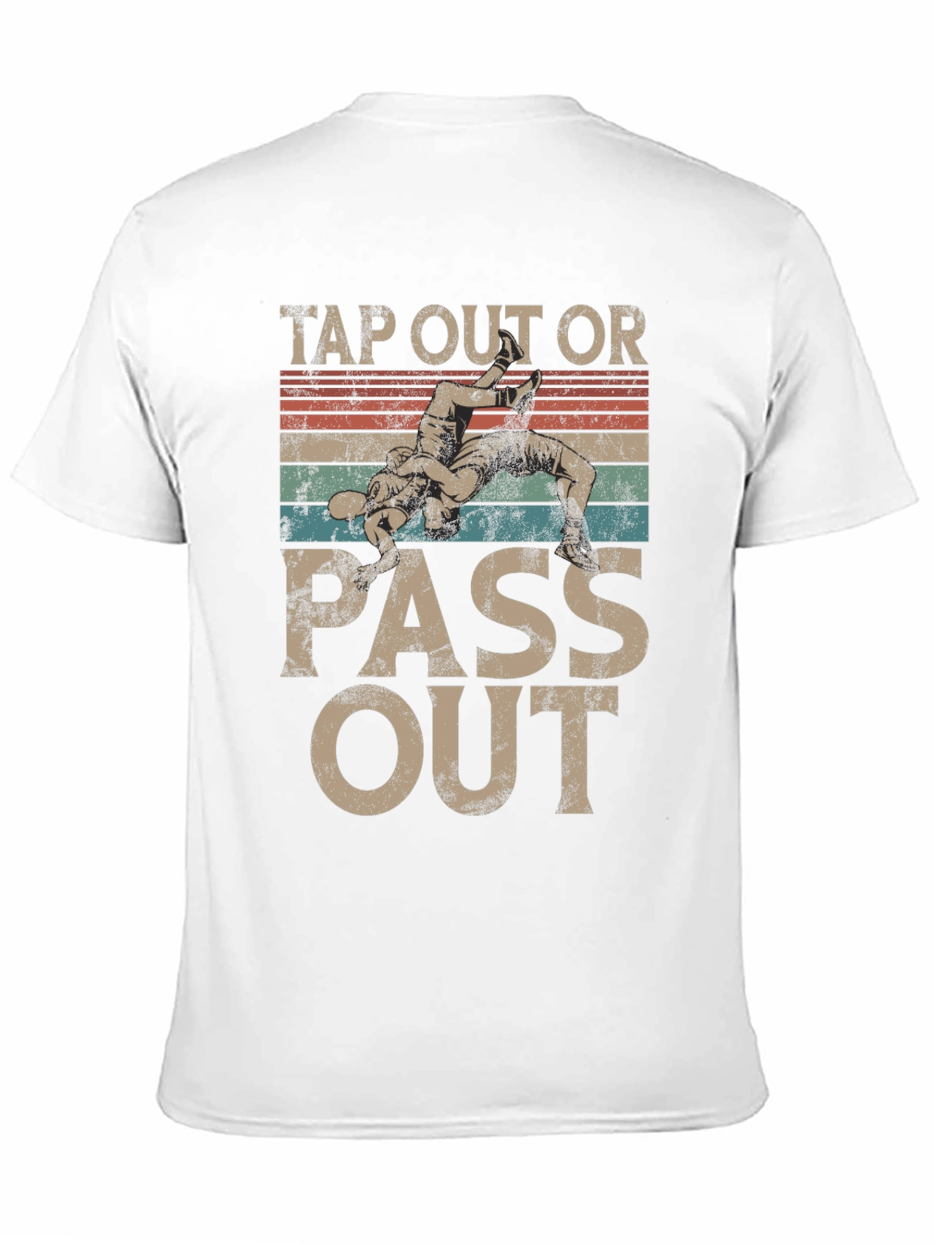 Tap Out Or Pass Out Wrestling Graphic Tee