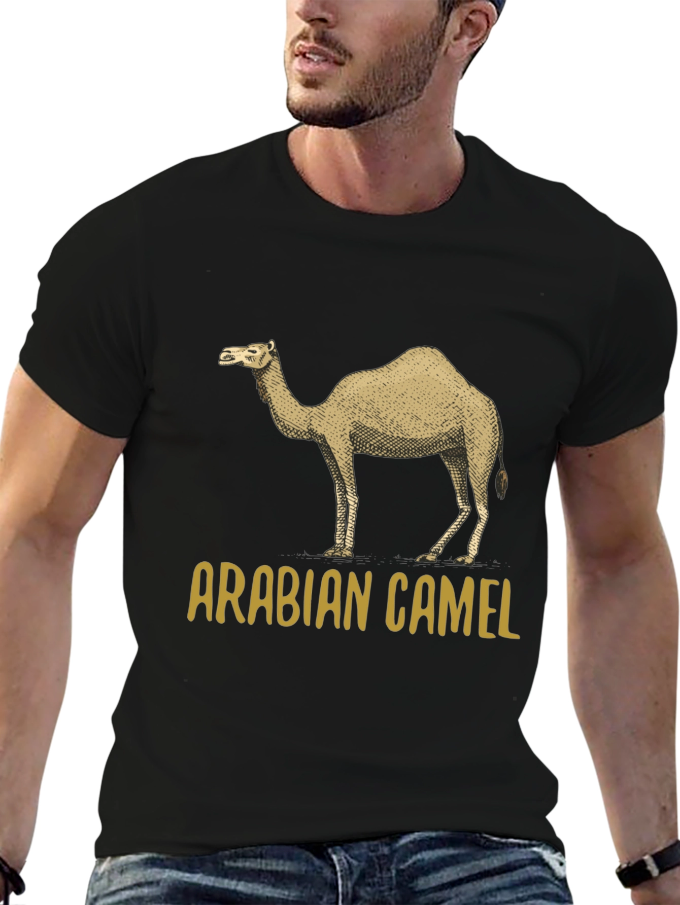 Arabian Camel Graphic T-Shirt - Unisex Crew Neck