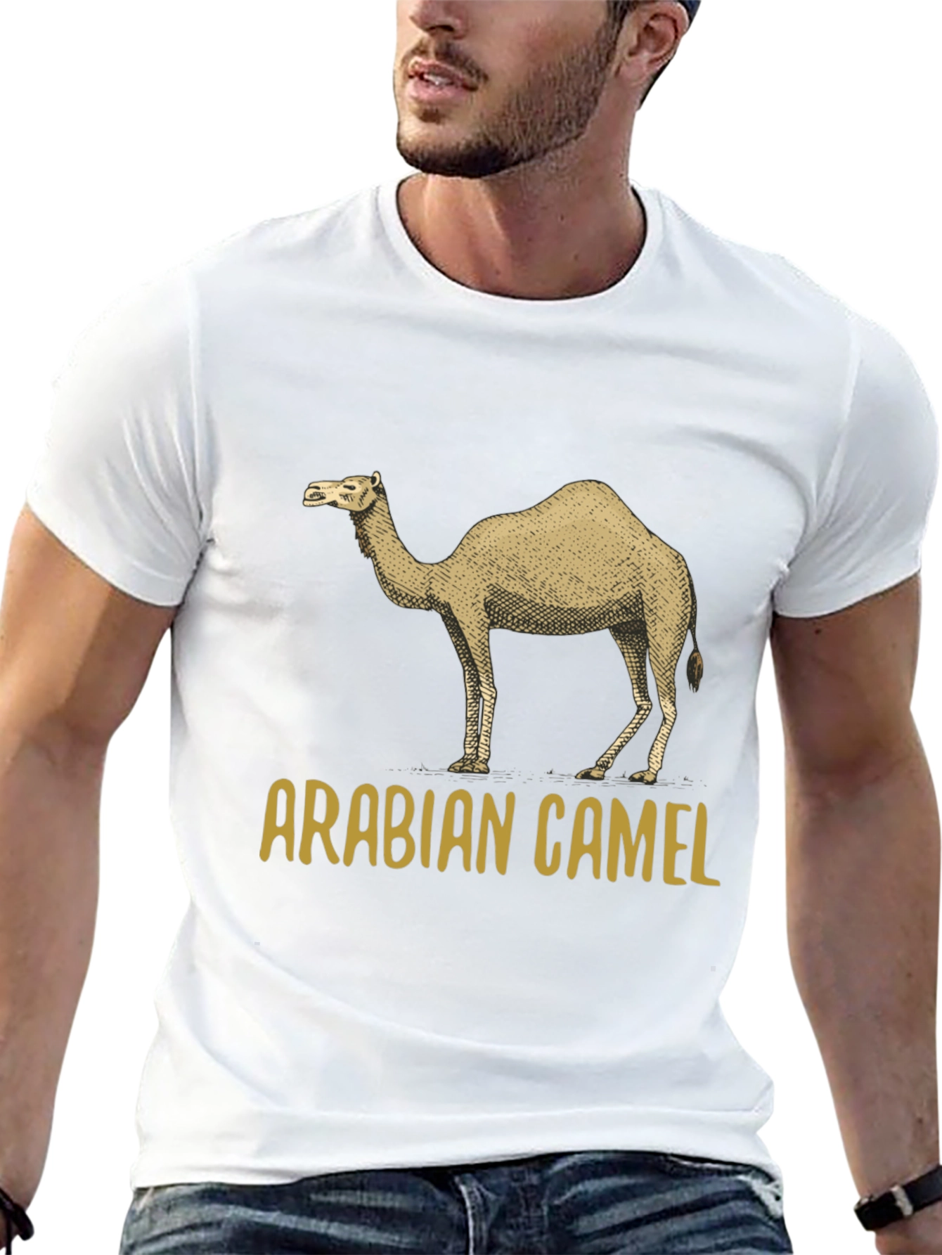 Arabian Camel Graphic T-Shirt - Unisex Crew Neck