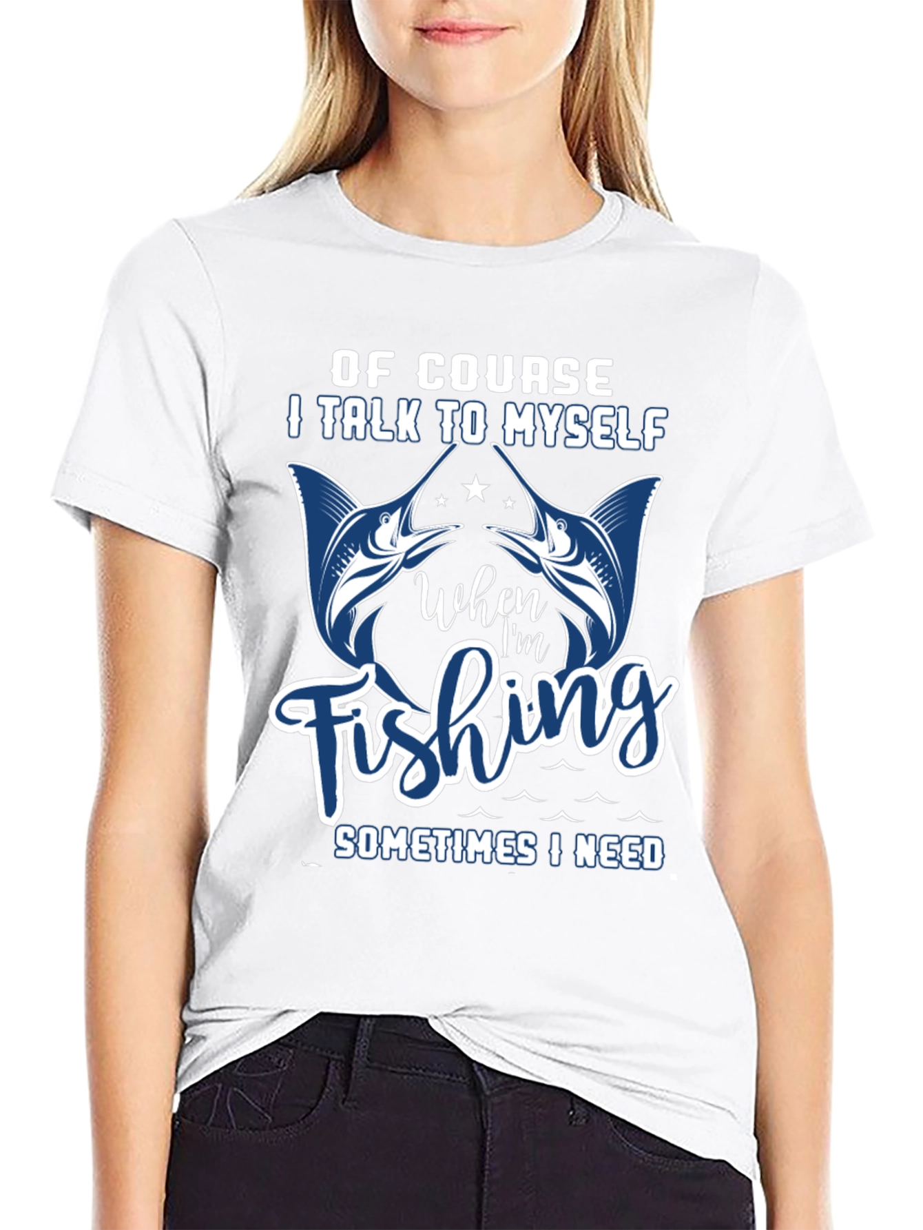 Funny Fishing T-Shirt: I Talk to Myself