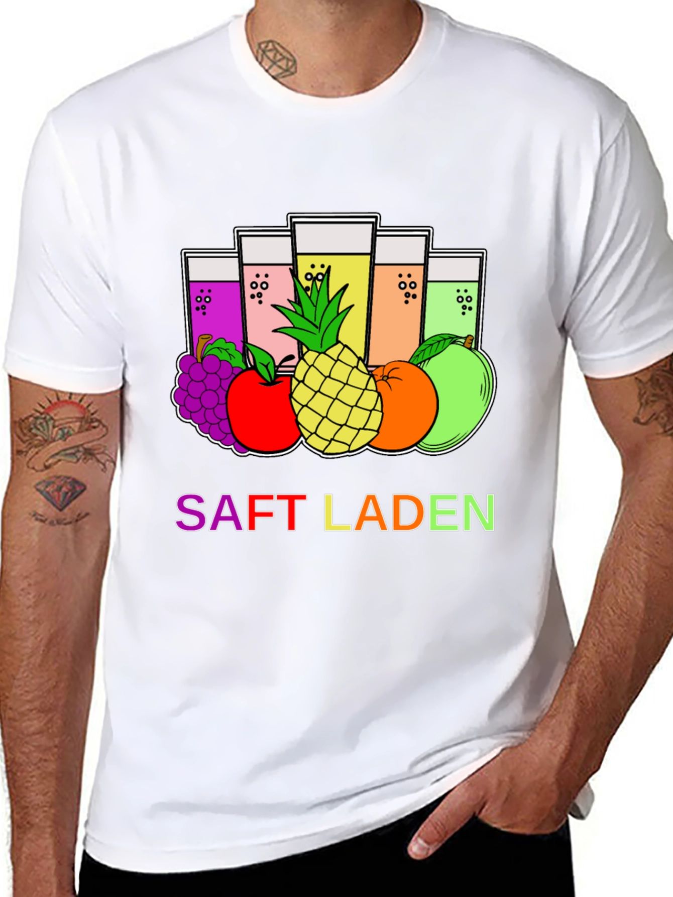 Saft Laden T-Shirt: Fresh Juice Design