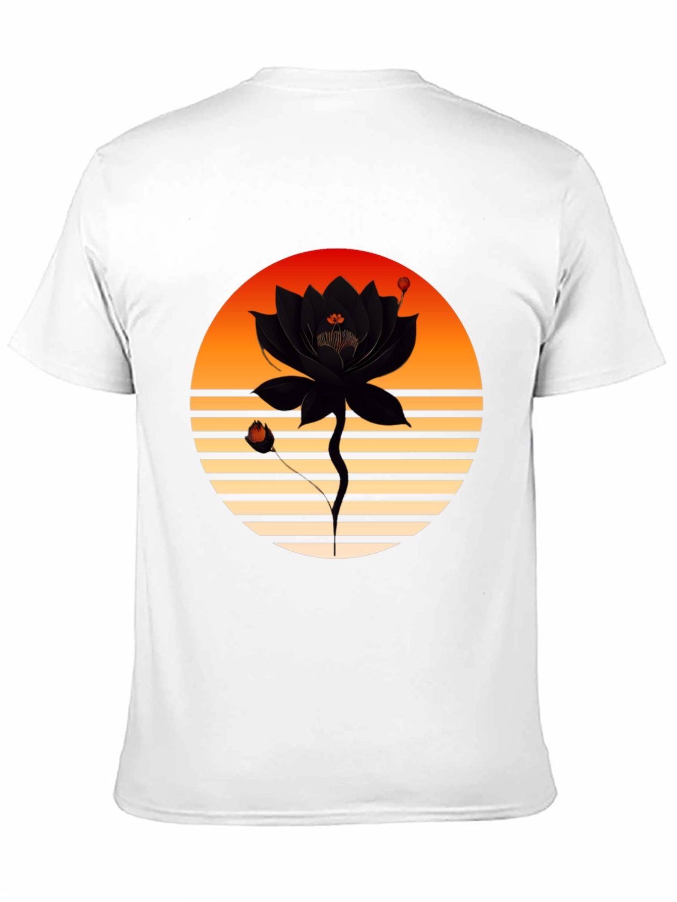 Sunset Lotus Graphic Tee