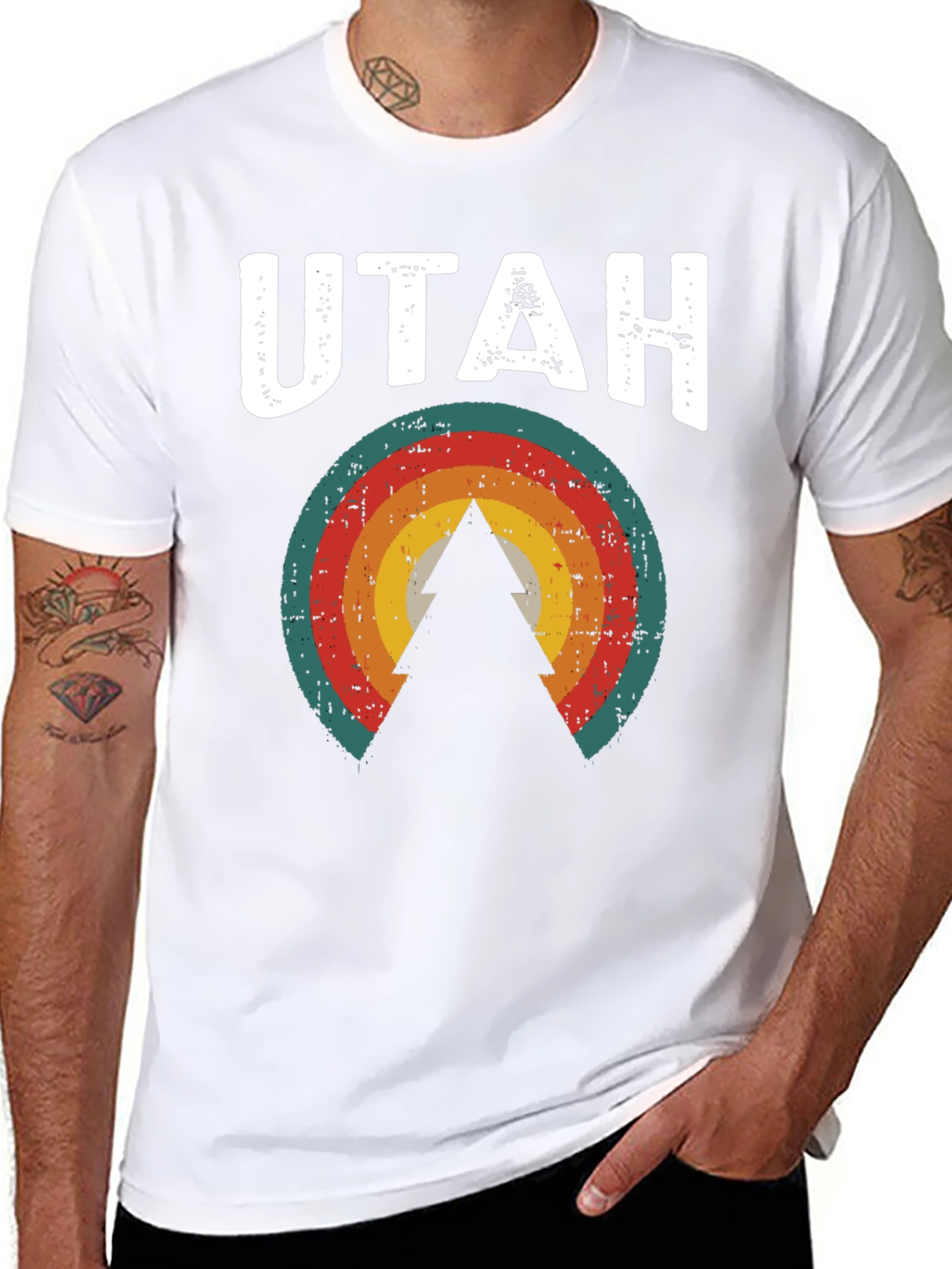 Retro Utah Graphic Tee | Mountain State Pride T-Shirt