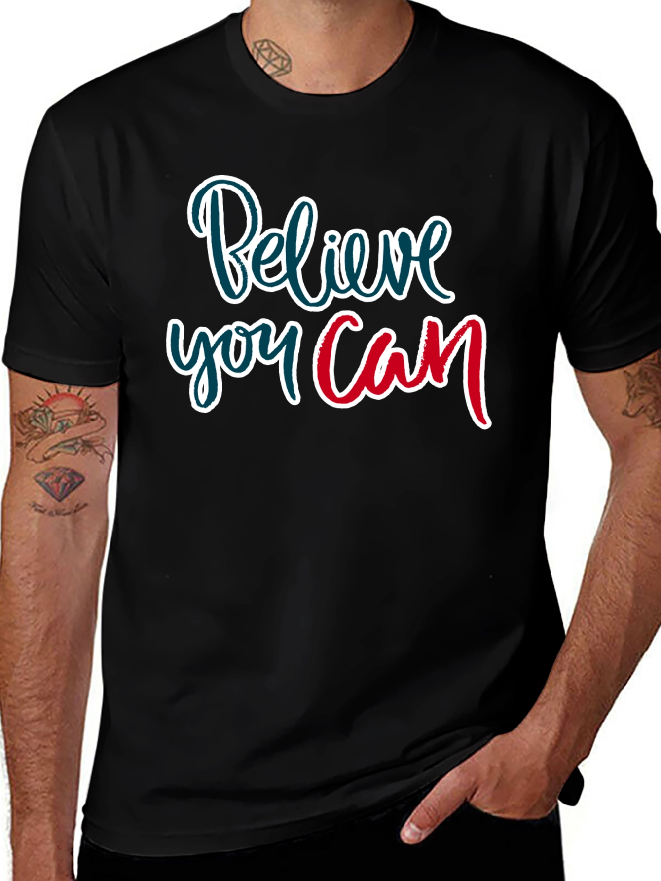 Believe You Can Graphic Tee - Inspirational Shirt