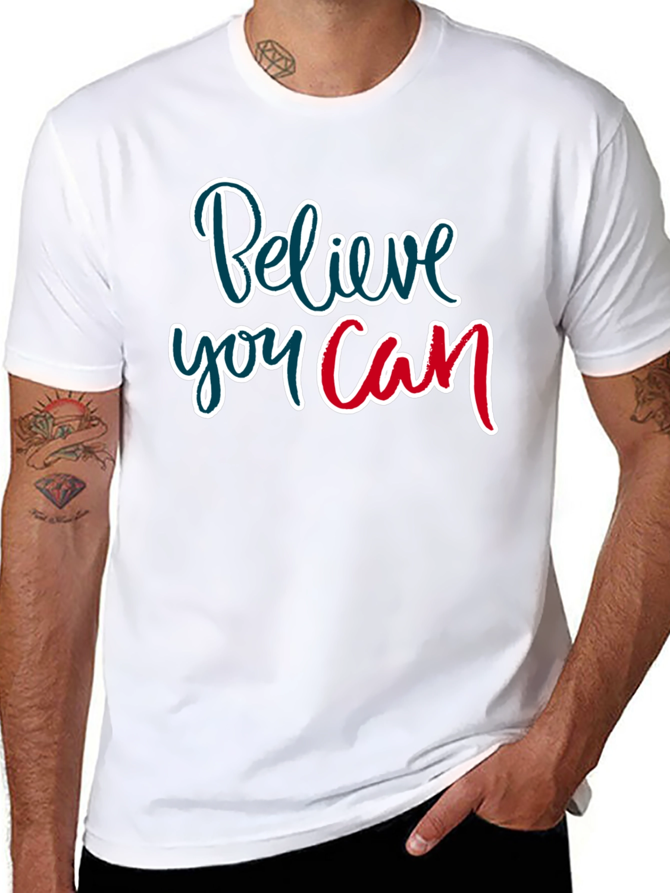 Believe You Can Graphic Tee - Inspirational Shirt