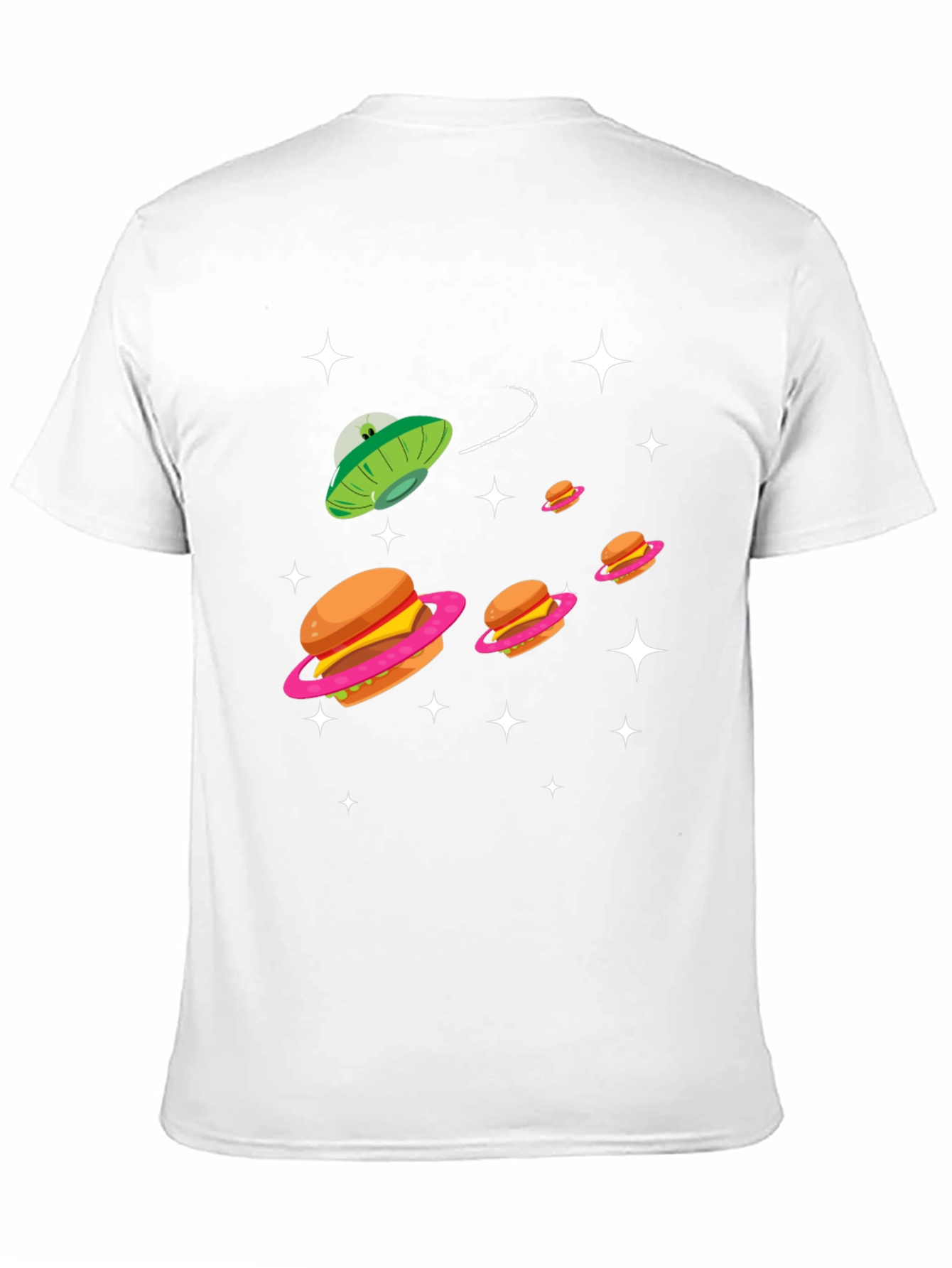 Cosmic Burger Planet Black T-Shirt