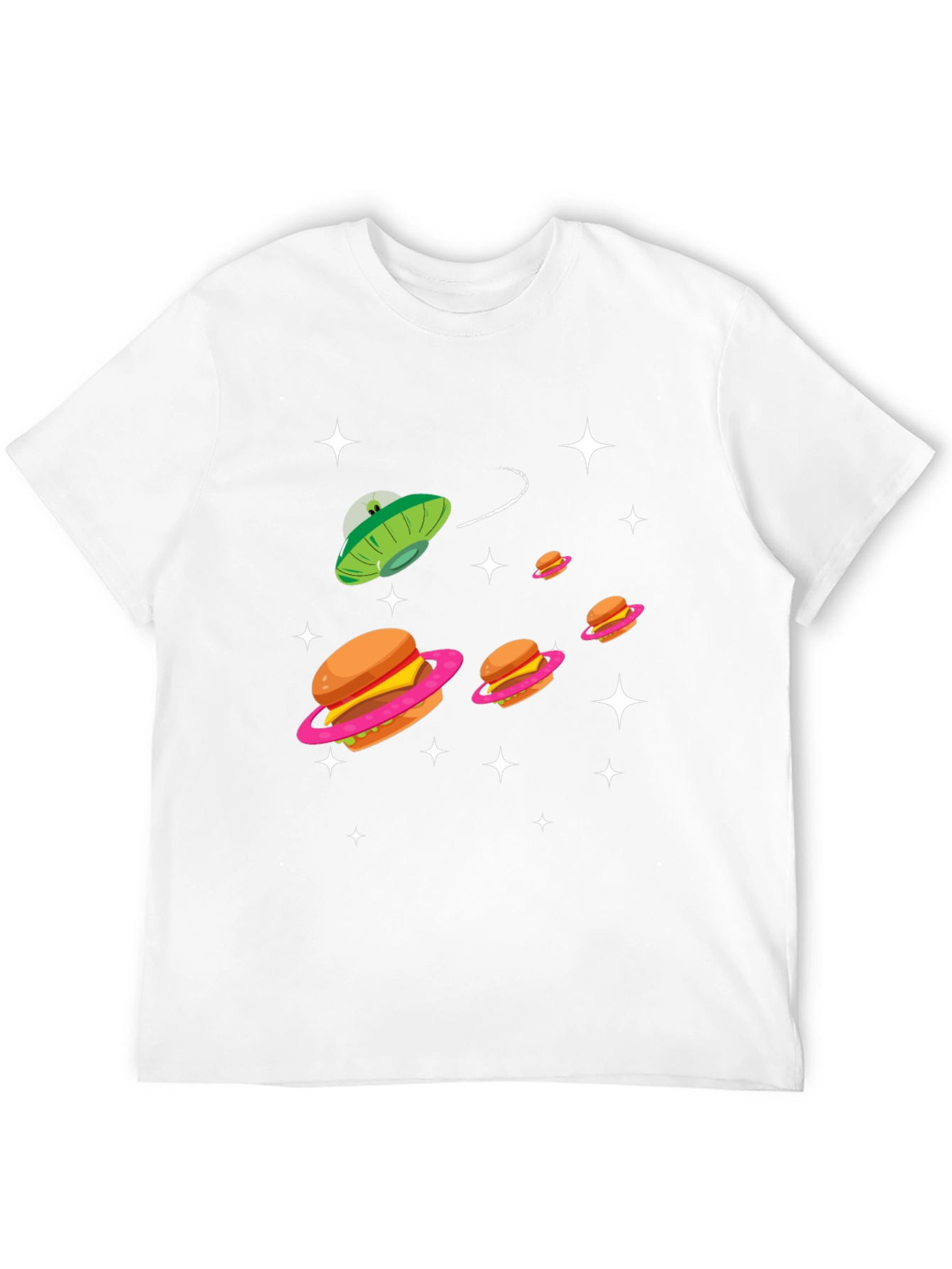 Cosmic Burger Planet Black T-Shirt