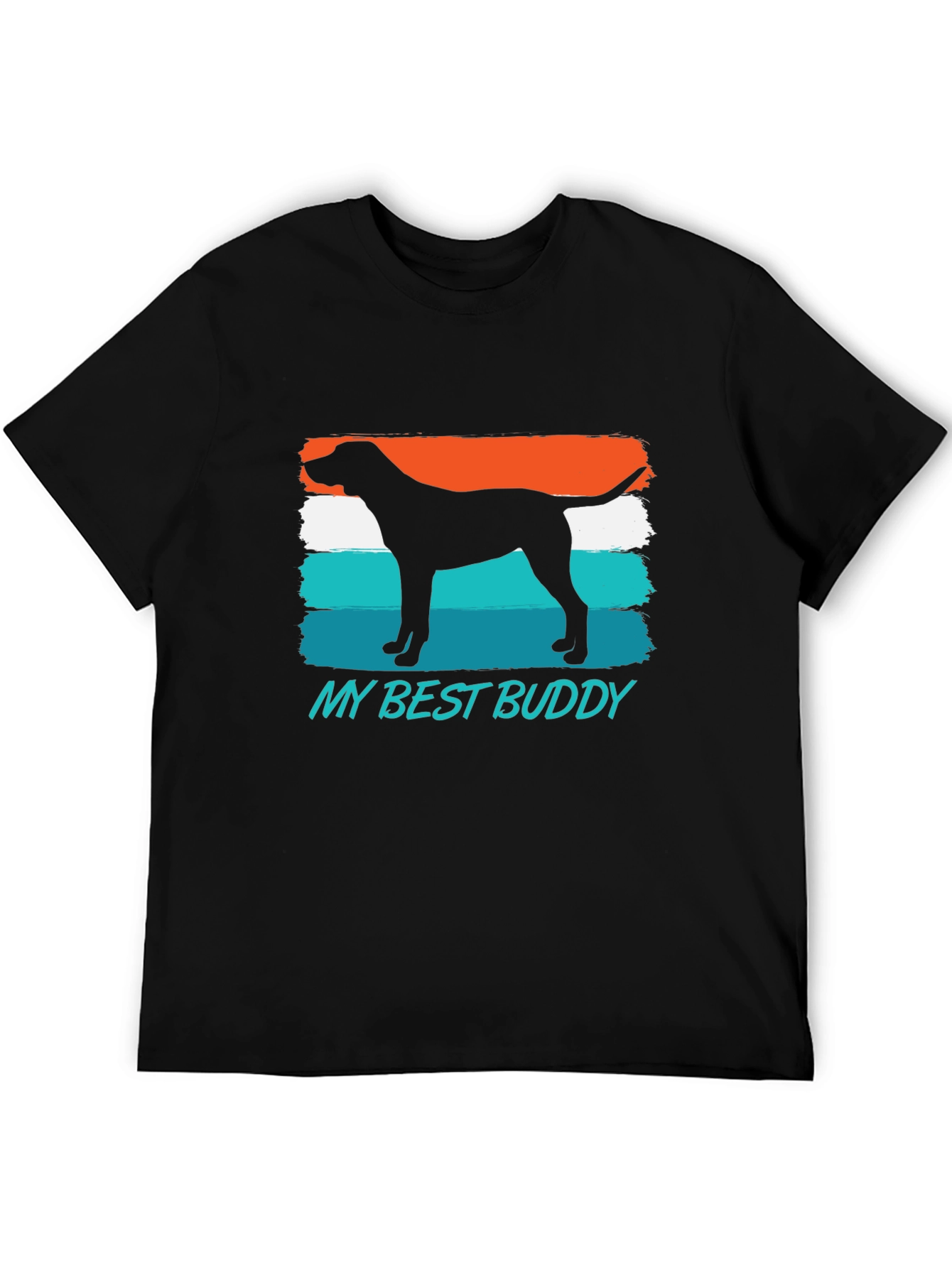My Best Buddy Dog Silhouette T-Shirt