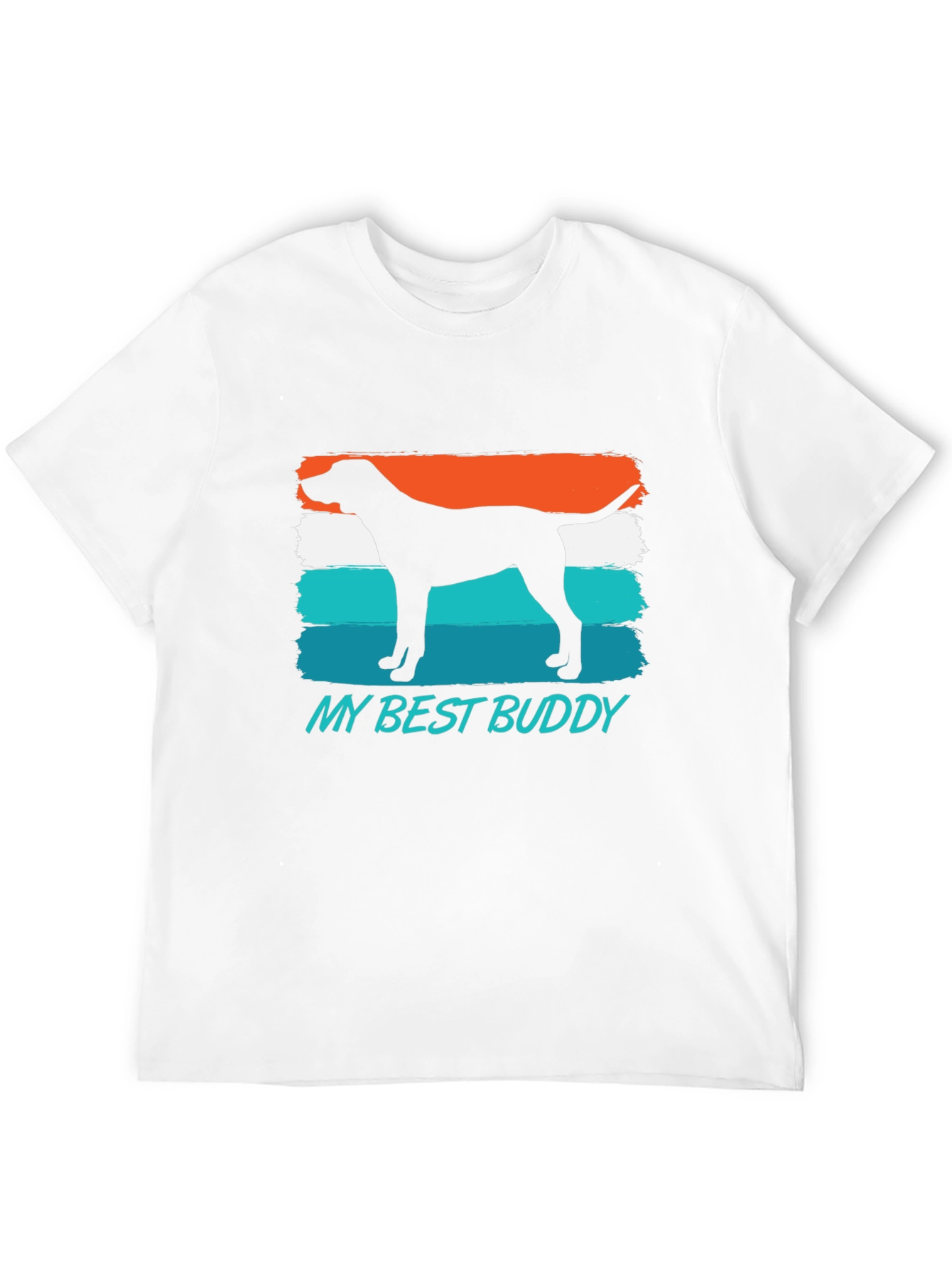 My Best Buddy Dog Silhouette T-Shirt