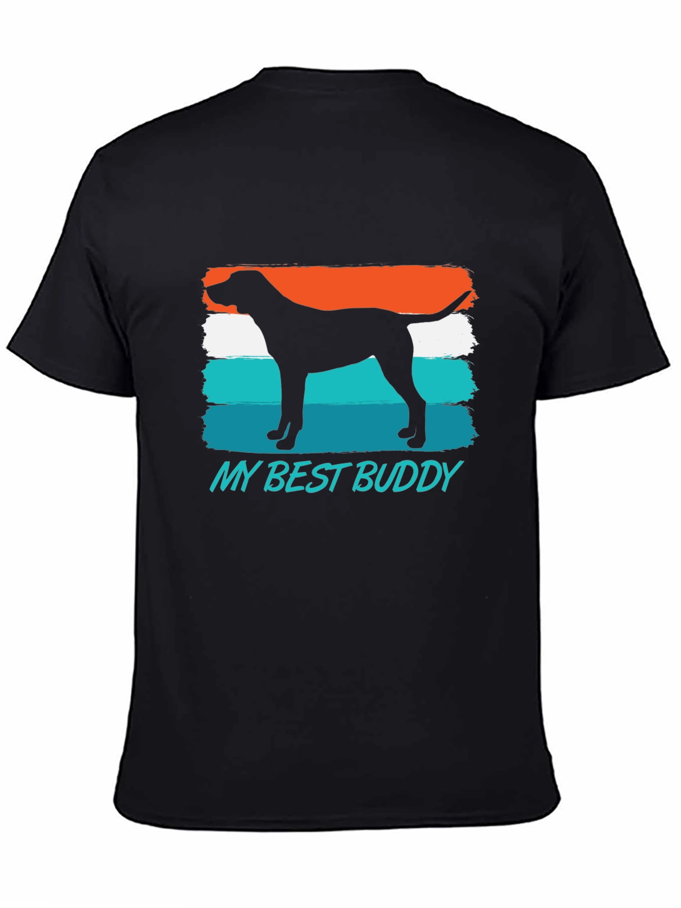 My Best Buddy Dog Silhouette T-Shirt