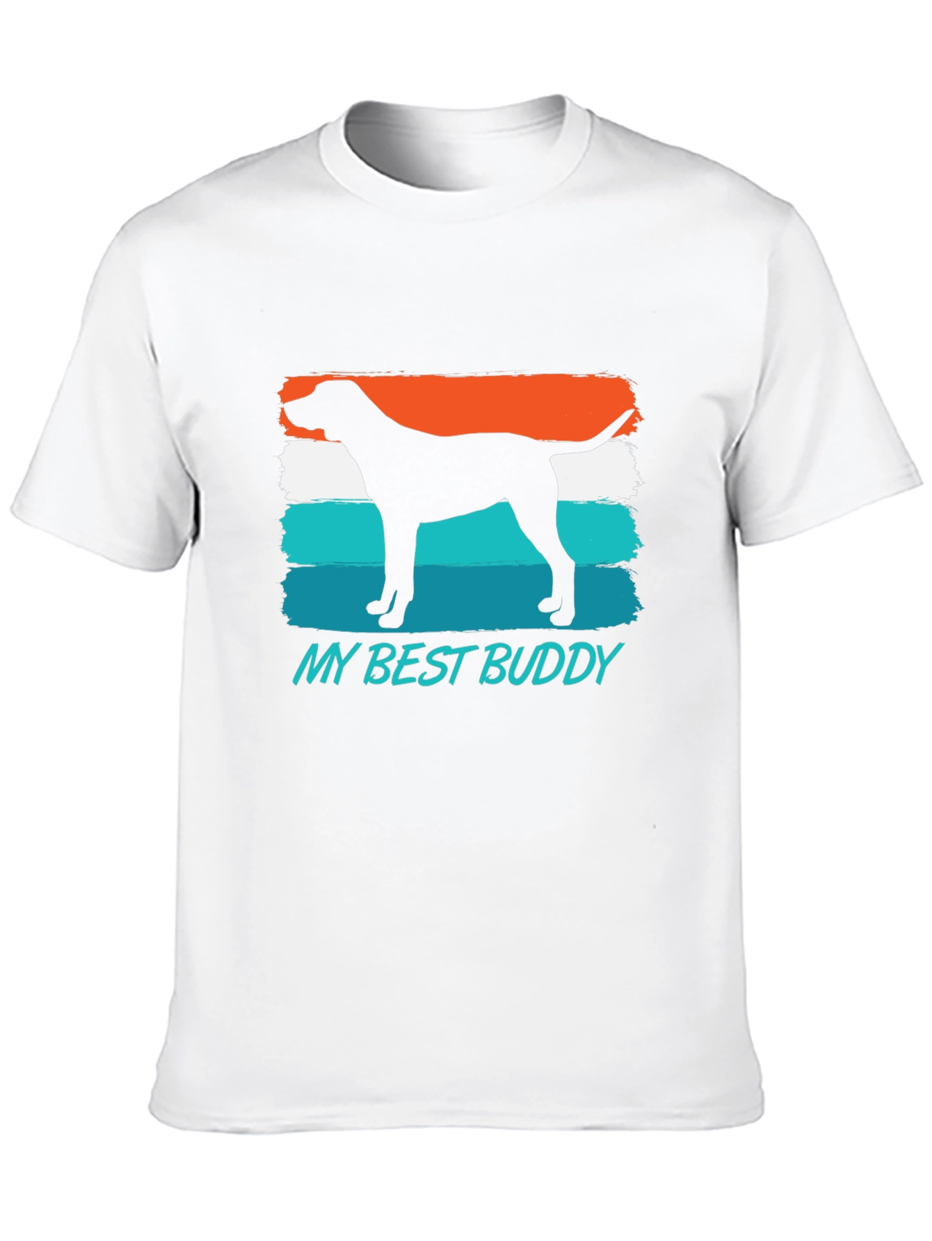 My Best Buddy Dog Silhouette T-Shirt