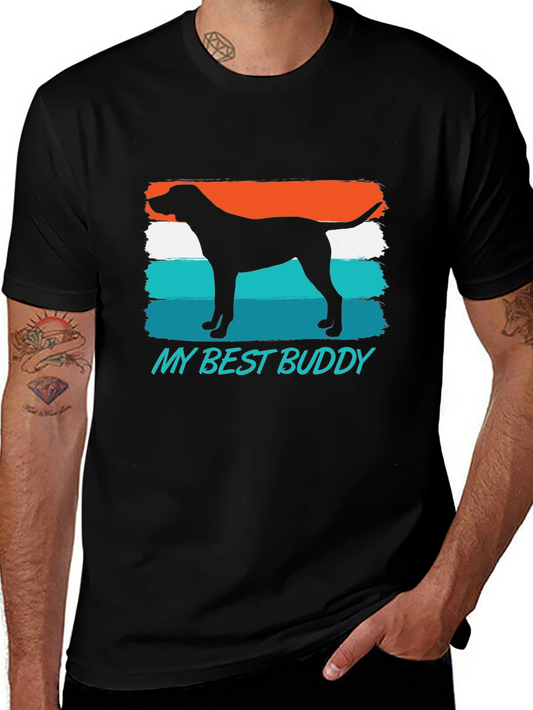 My Best Buddy Dog Silhouette T-Shirt