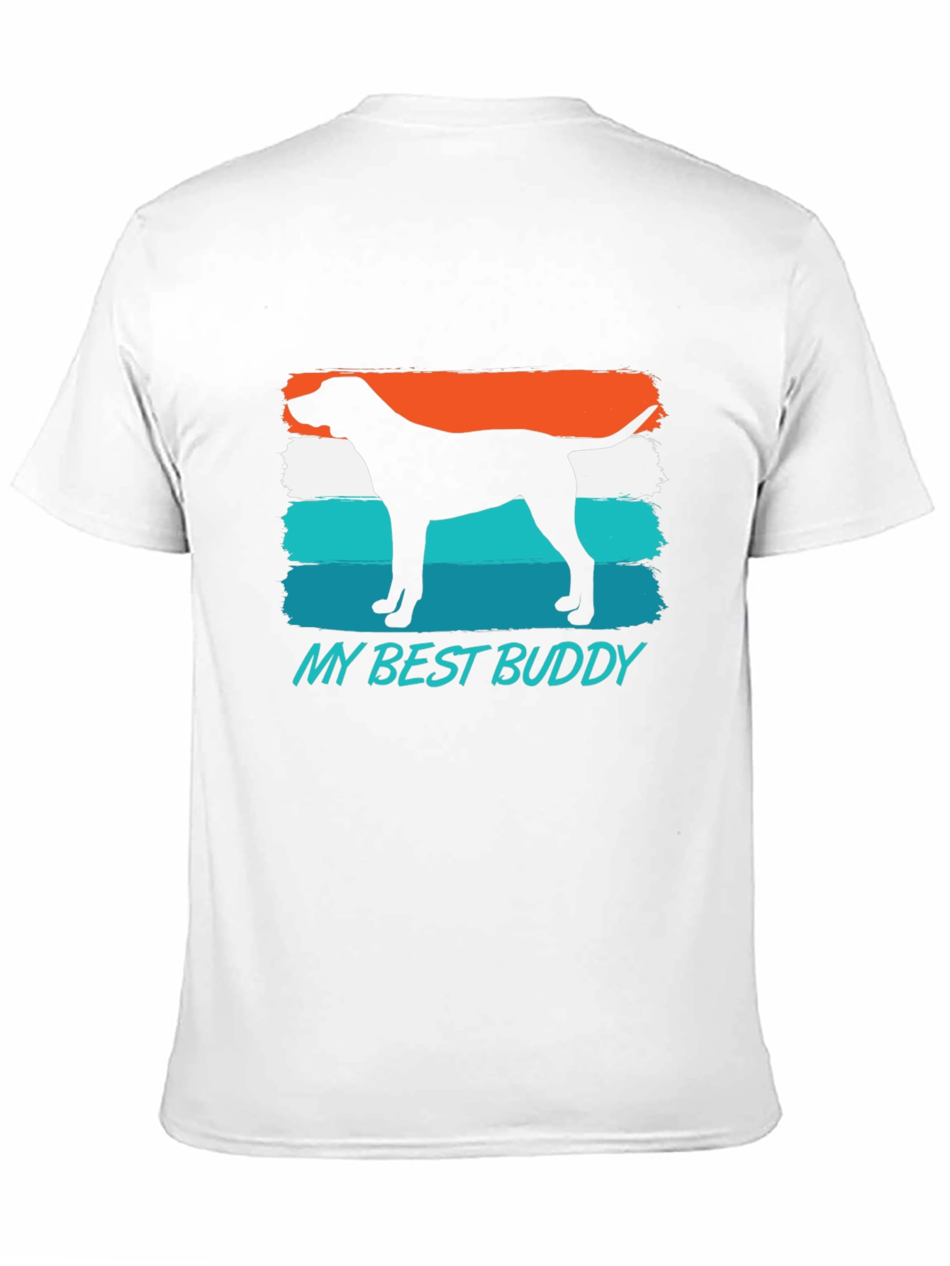 My Best Buddy Dog Silhouette T-Shirt