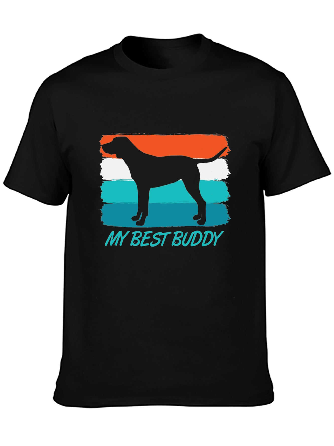 My Best Buddy Dog Silhouette T-Shirt