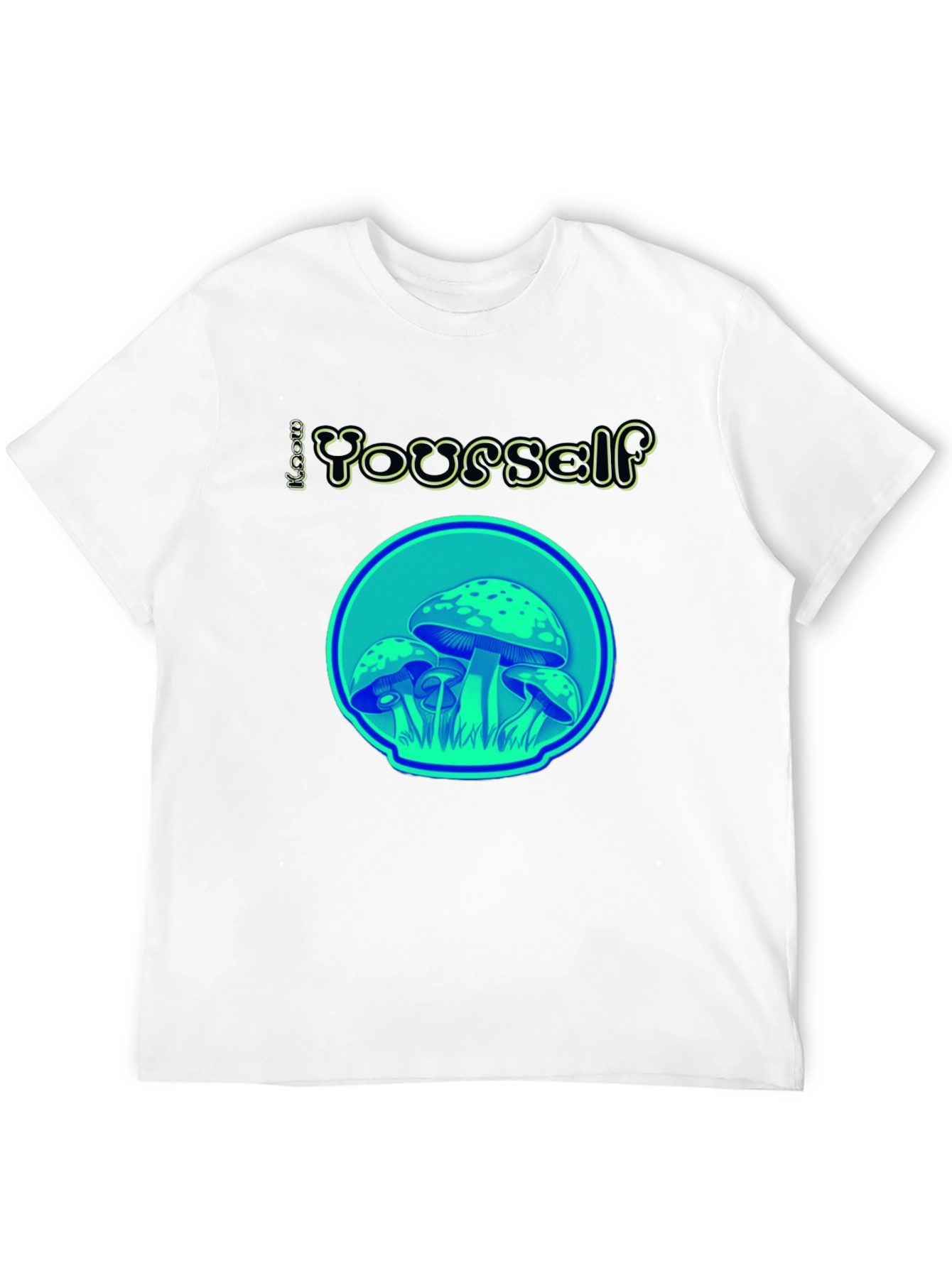 Groovy Mushroom Graphic Tee - Black Unisex T-Shirt