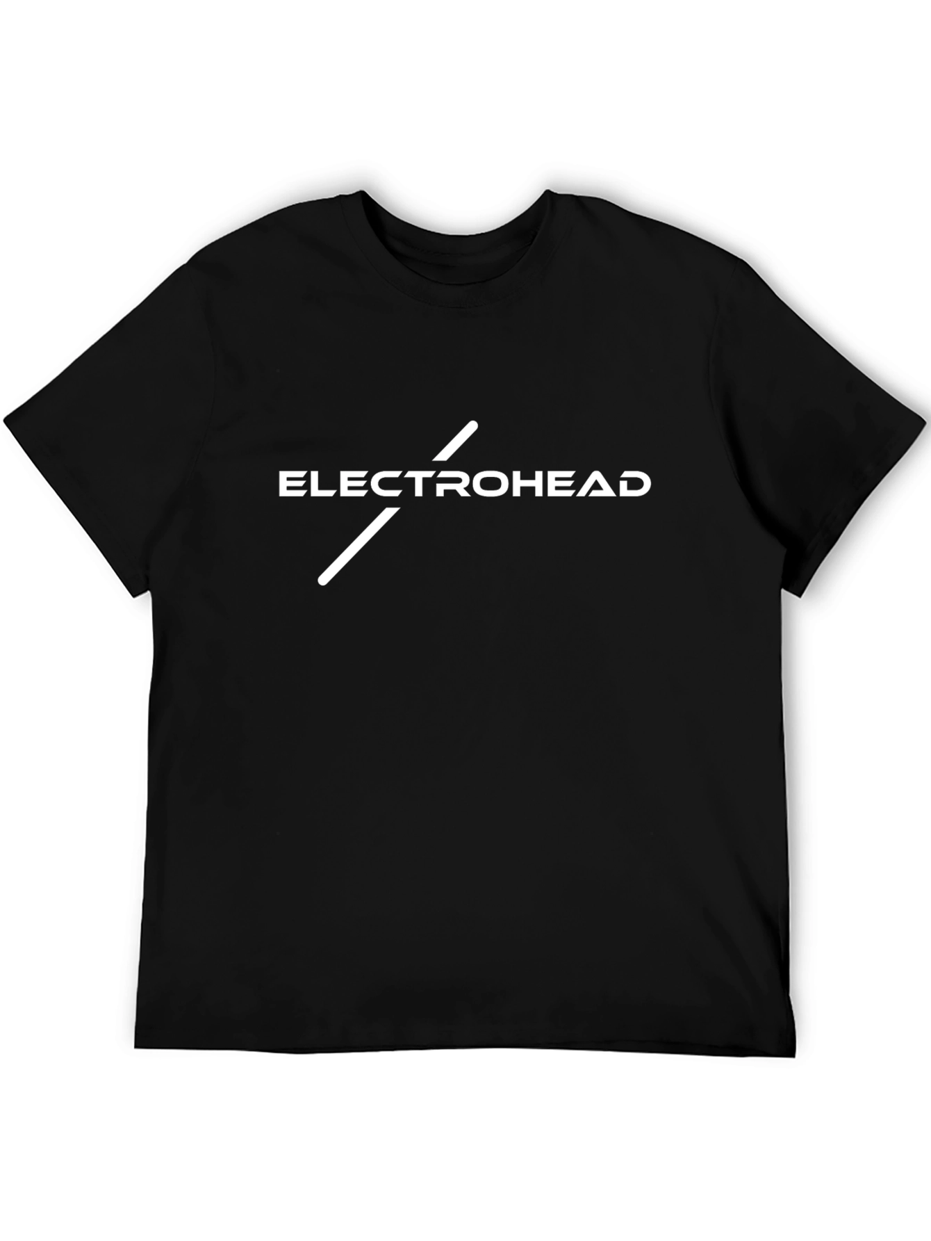 Electrohead Black T-Shirt: Stylish Graphic Tee