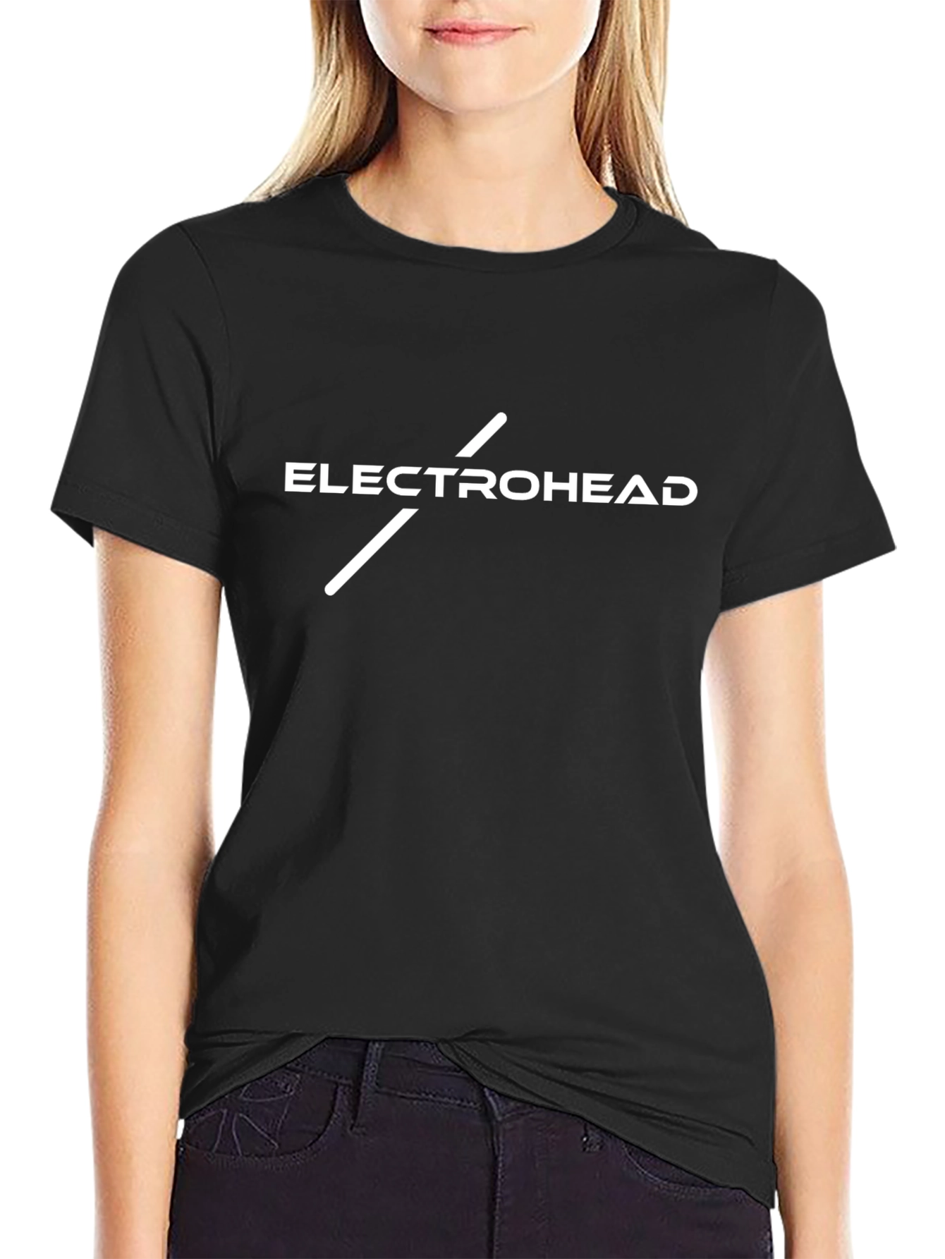 Electrohead Black T-Shirt: Stylish Graphic Tee