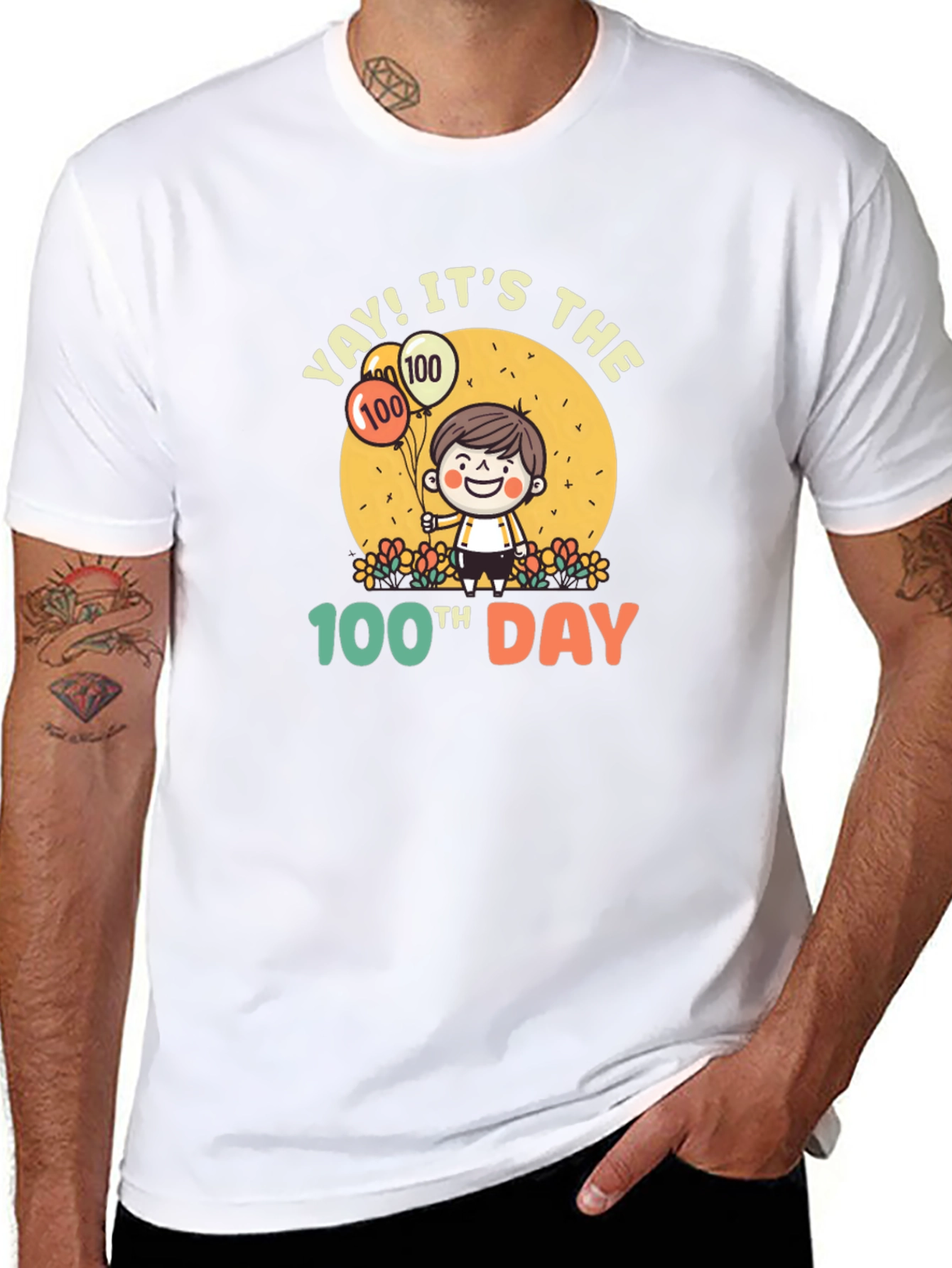 100th Day T-Shirt - Celebrate in Style!