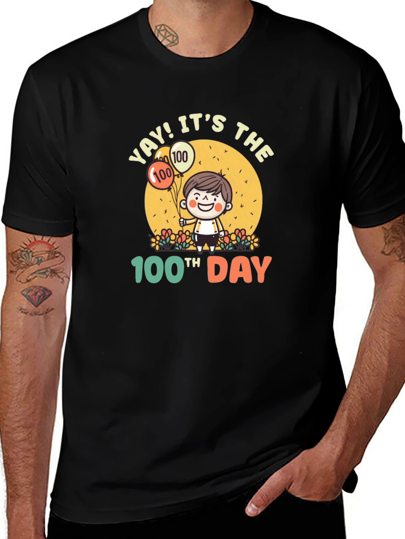 100th Day T-Shirt - Celebrate in Style!