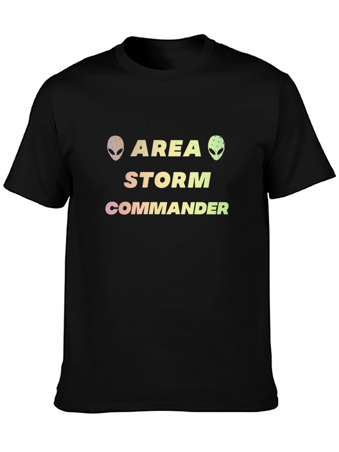 Area Storm Commander Alien Graphic Tee - Black